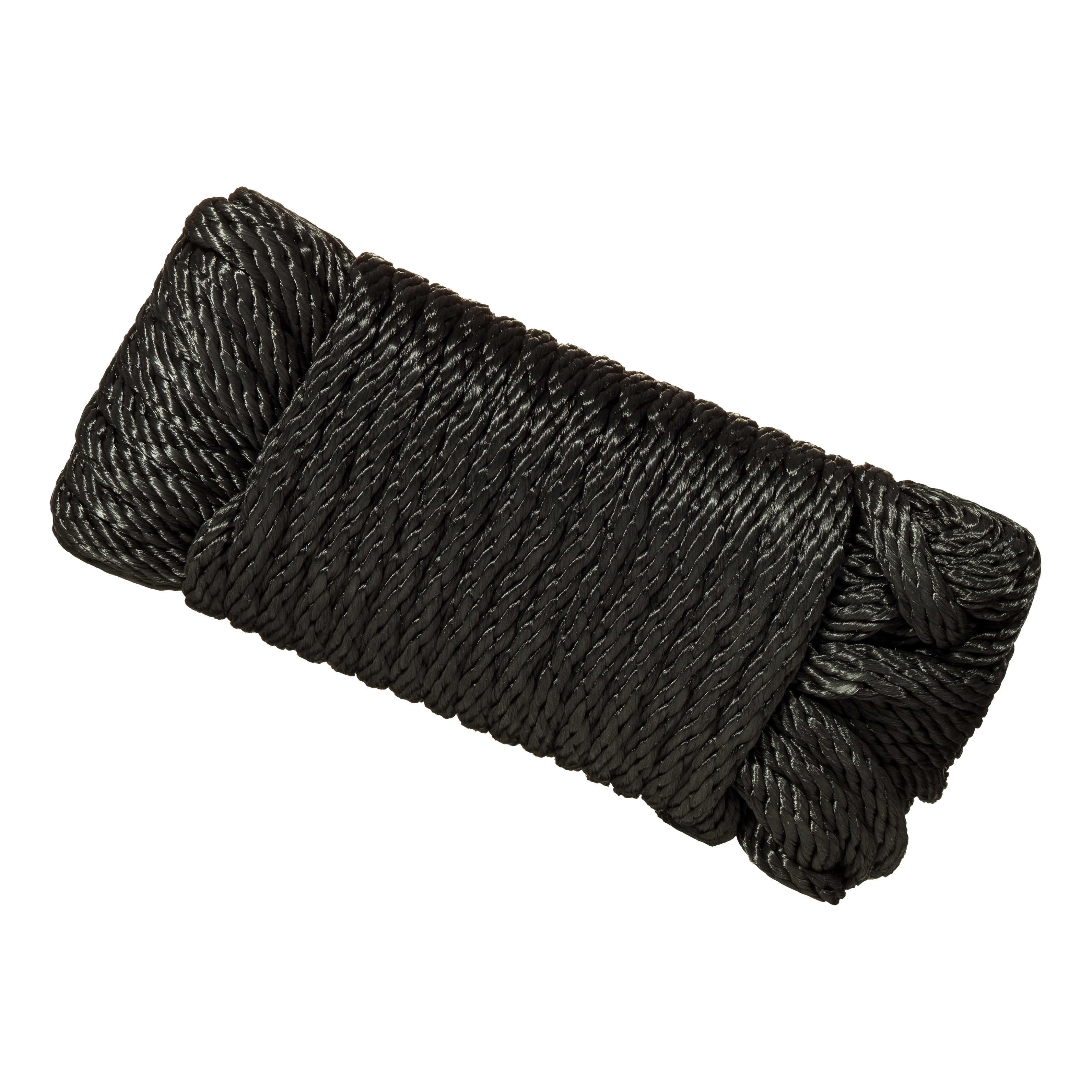 Bass Pro Shops Solid Braid MFP Rope - Black - 5/16" x 50'