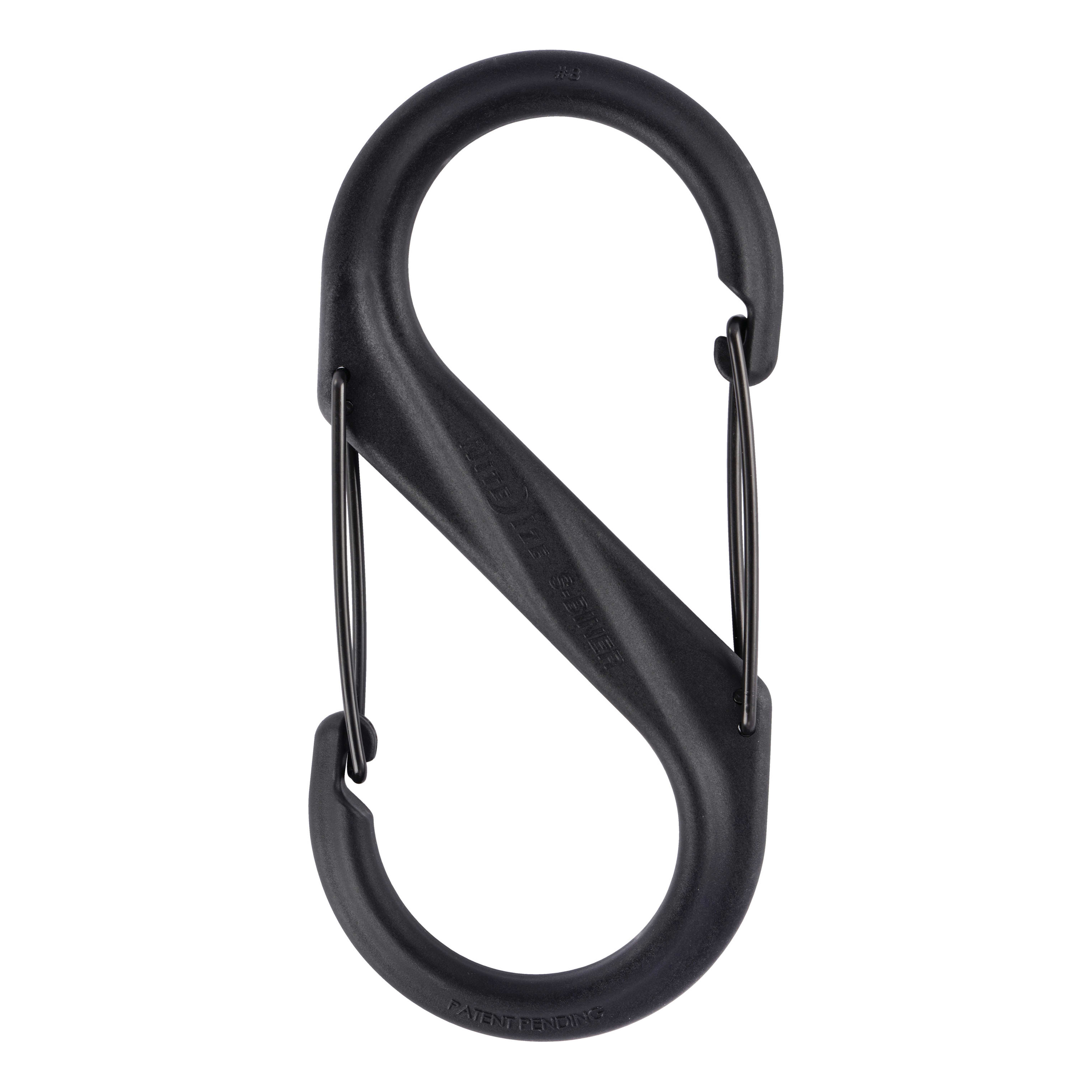 Nite Ize S-Biner® Dual Carabiner Plastic #8 - Black/Black Gates
