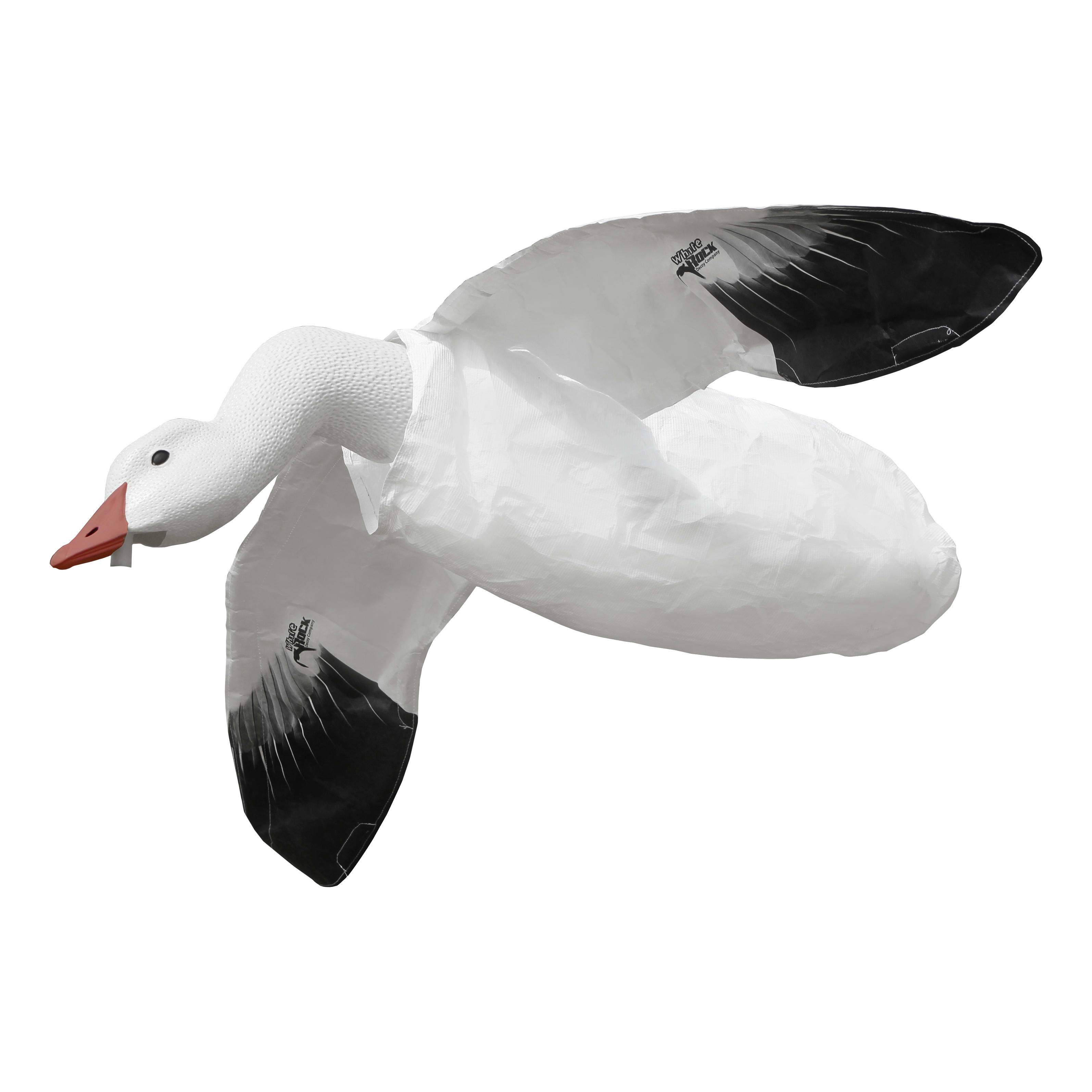 White Rock Decoys Deck Boss Flying Snow Goose Decoy