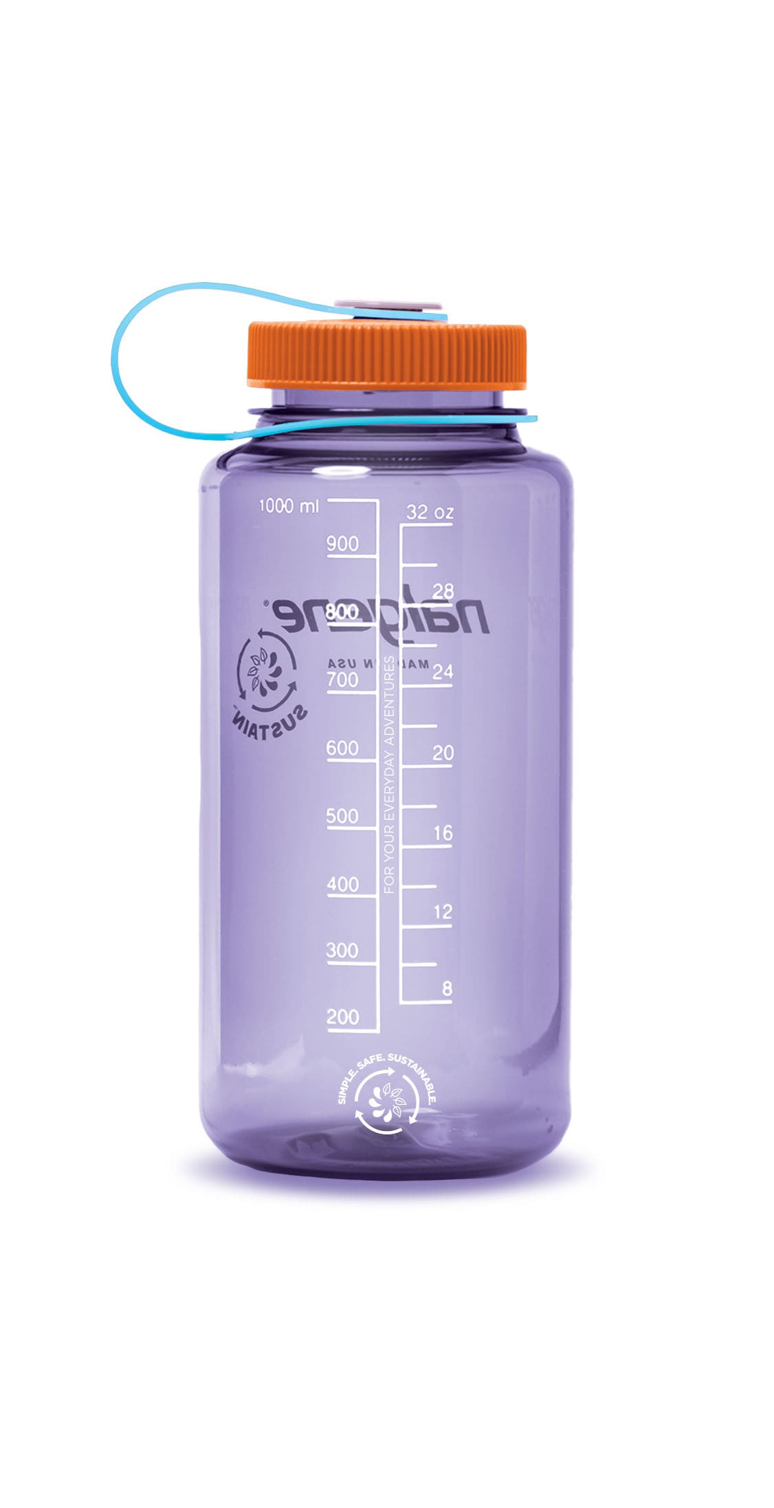 Nalgene® Wide Mouth Water Bottle - Amethyst - 32 oz.