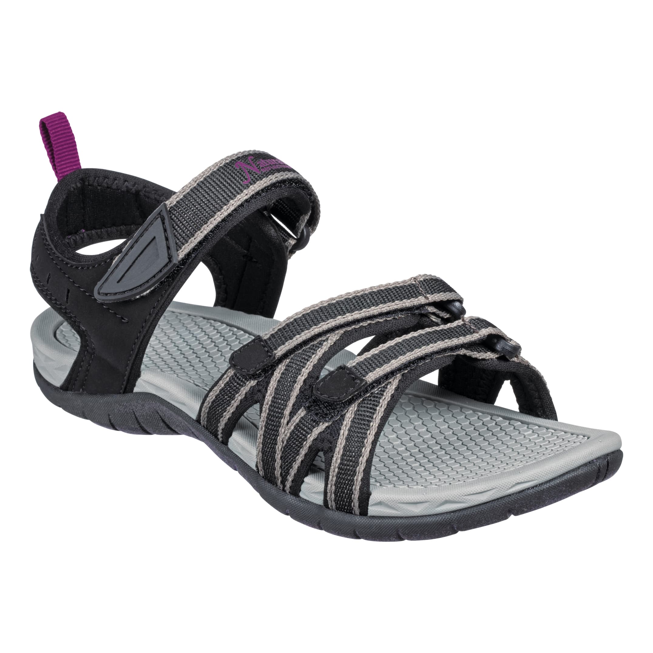 Natural Reflections® Women’s Cape May Sport Sandals - Black