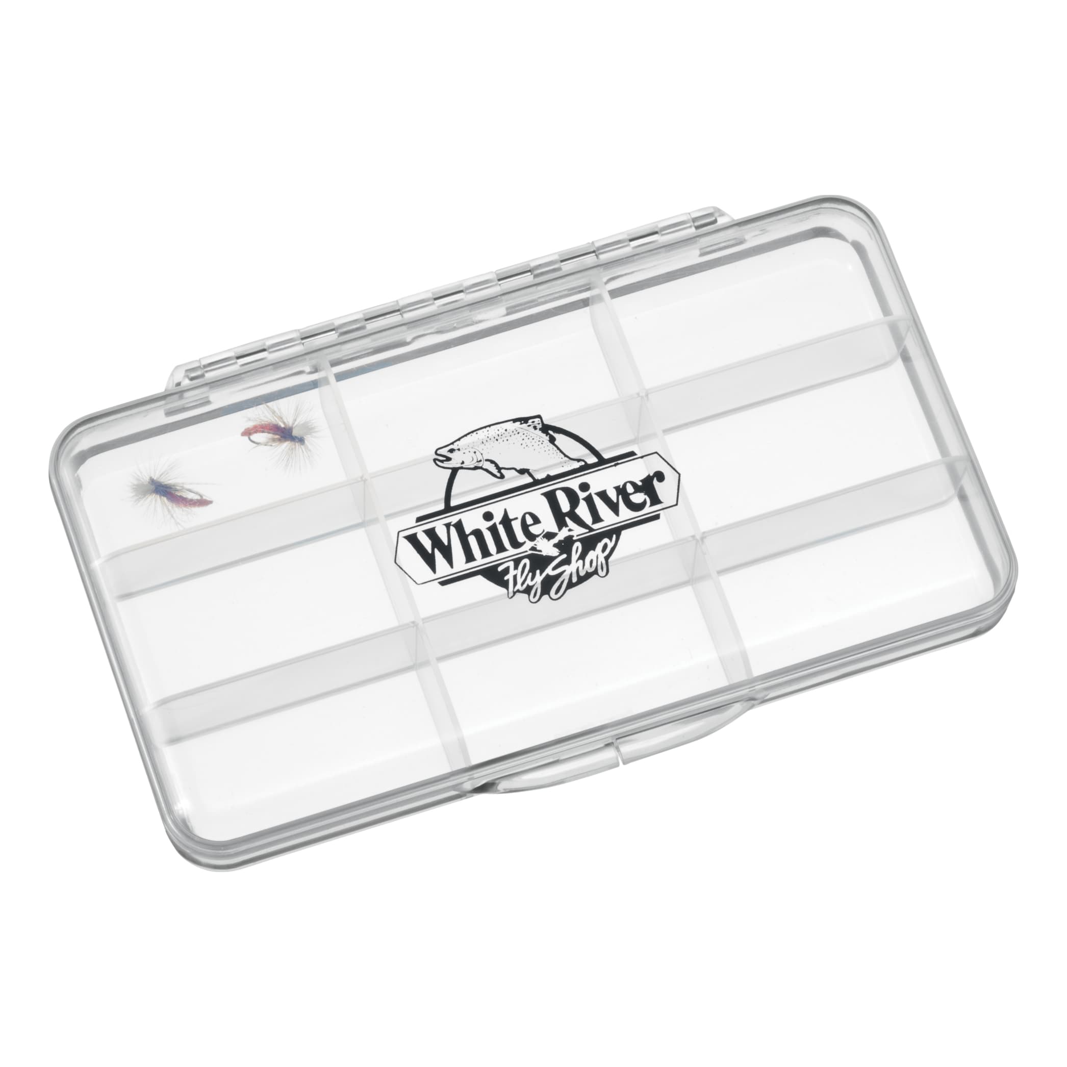 White River Fly Shop® Riseform Clear Fly Boxes - 9 Compartment