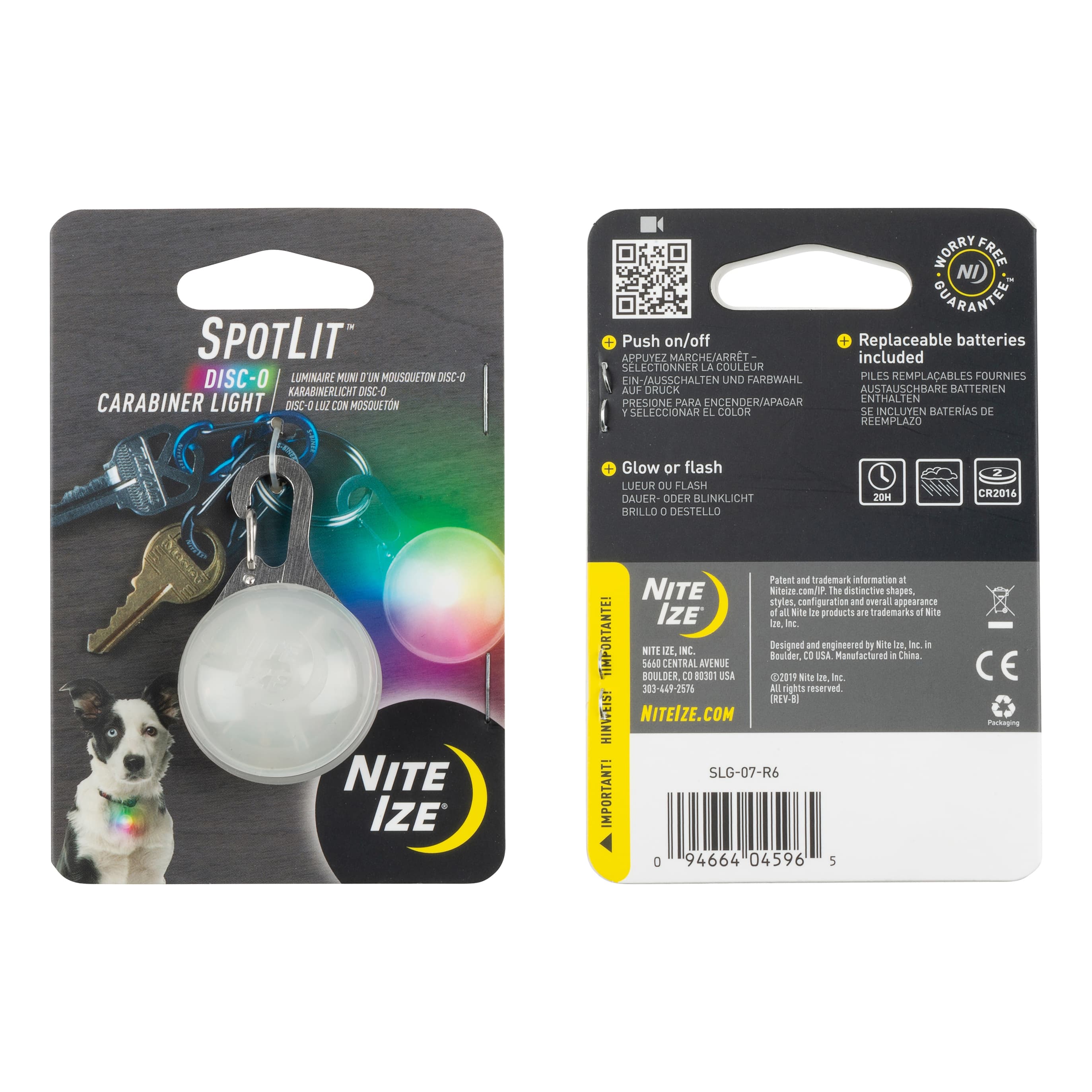 Nite Ize® SpotLit Carabiner Light - Disco