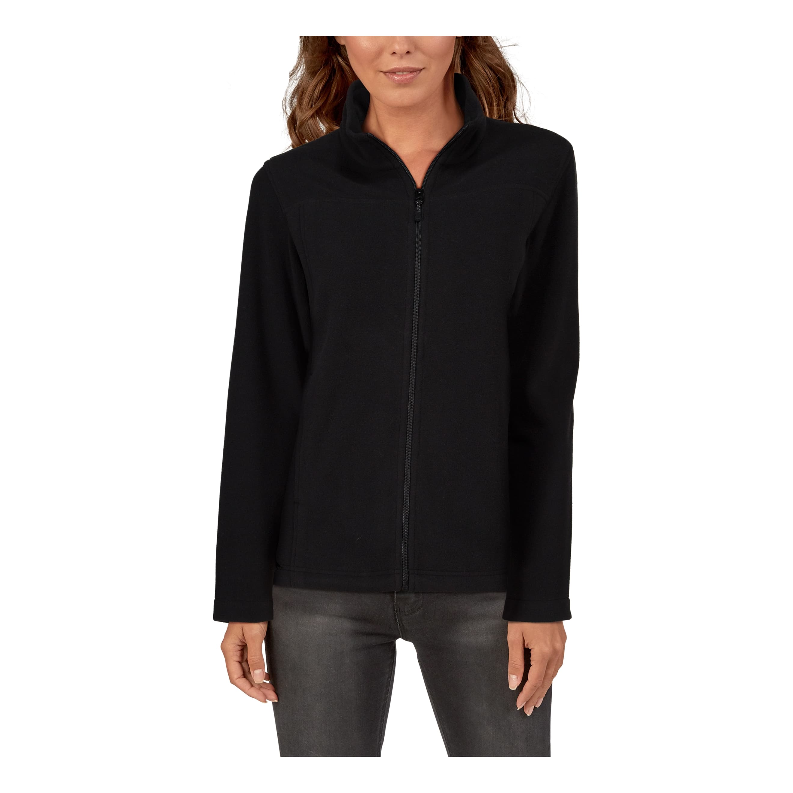 Natural Reflections® Women’s Full-Zip Fleece Jacket - Black
