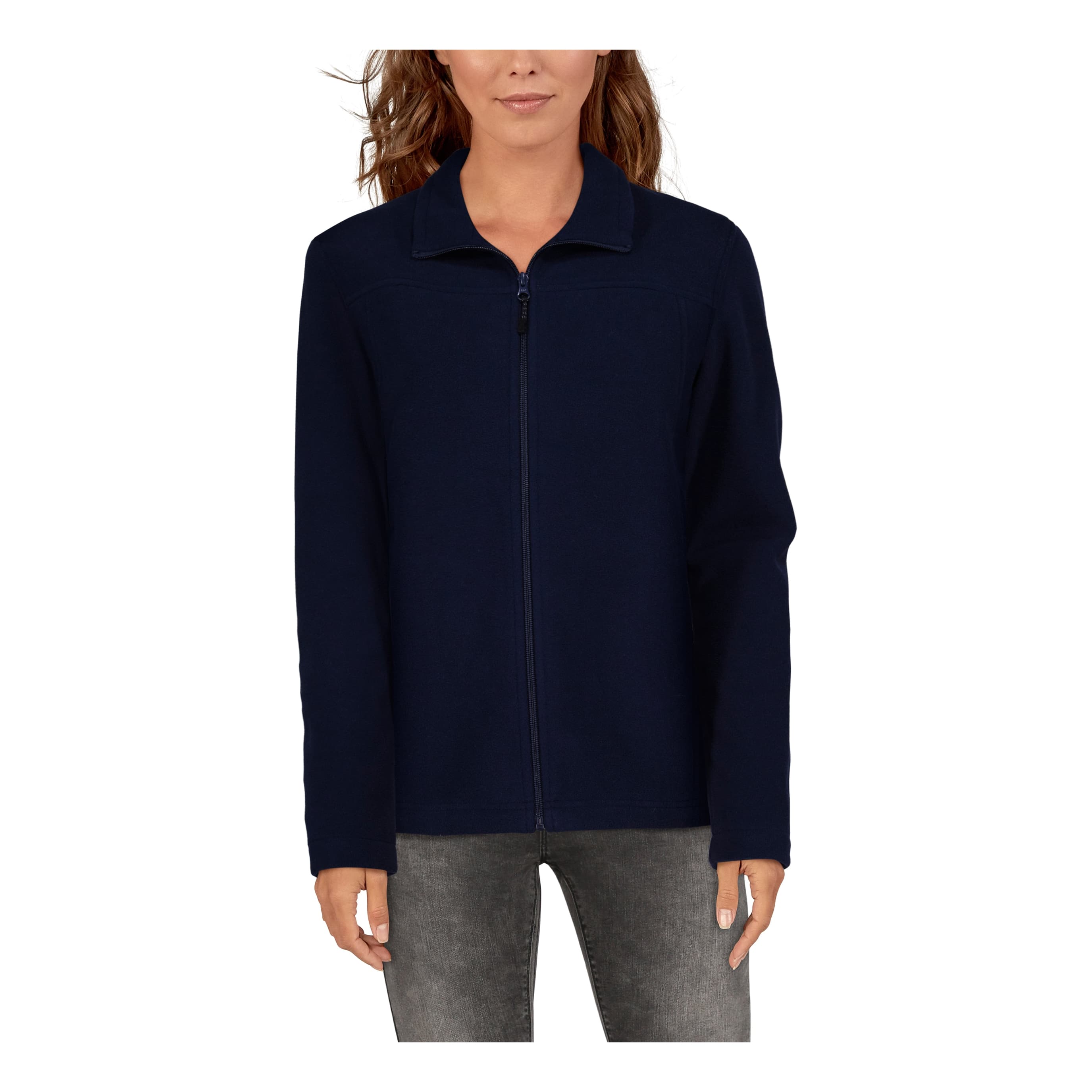 Natural Reflections® Women’s Full-Zip Fleece Jacket - Peacoat