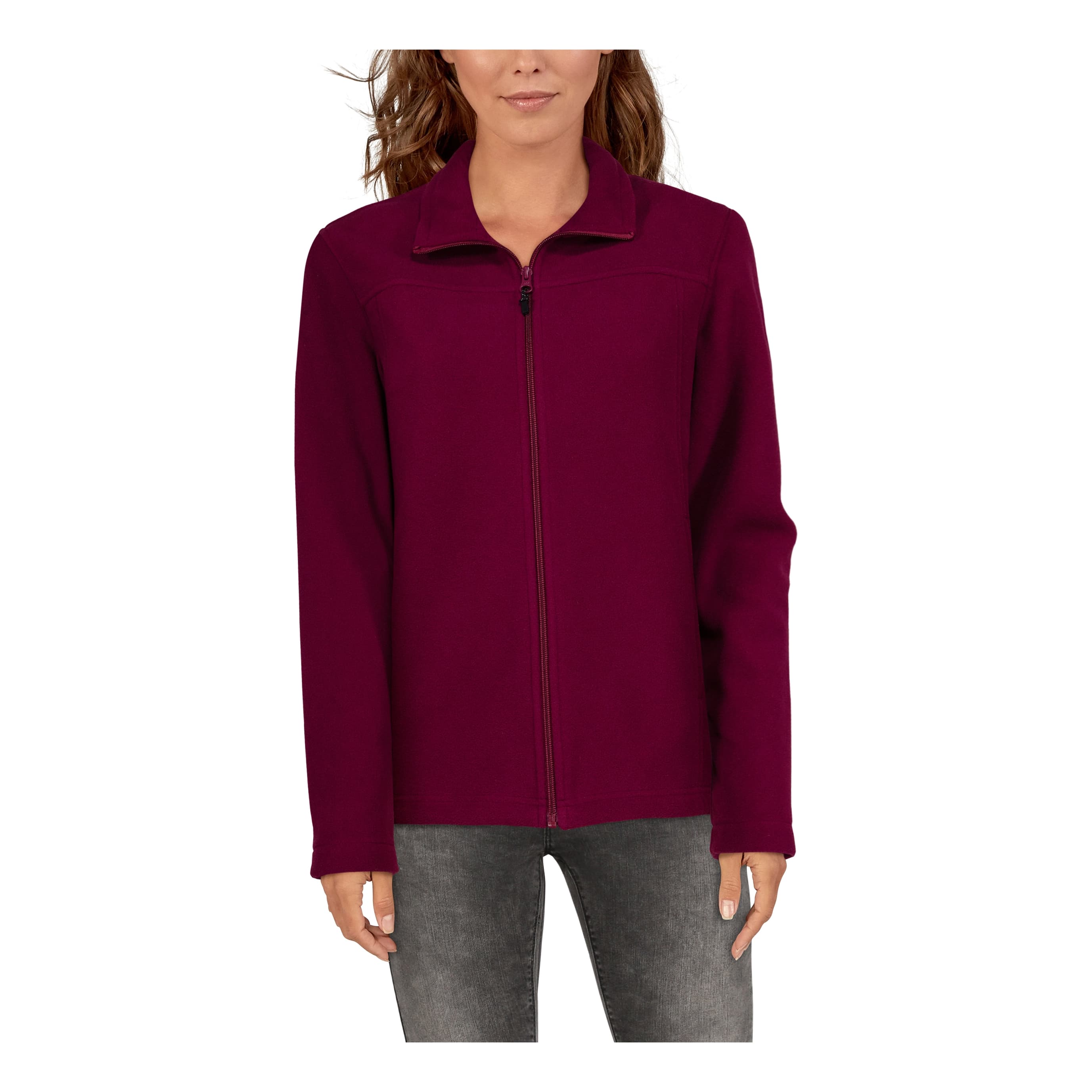 Natural Reflections® Women’s Full-Zip Fleece Jacket - Purple Potion