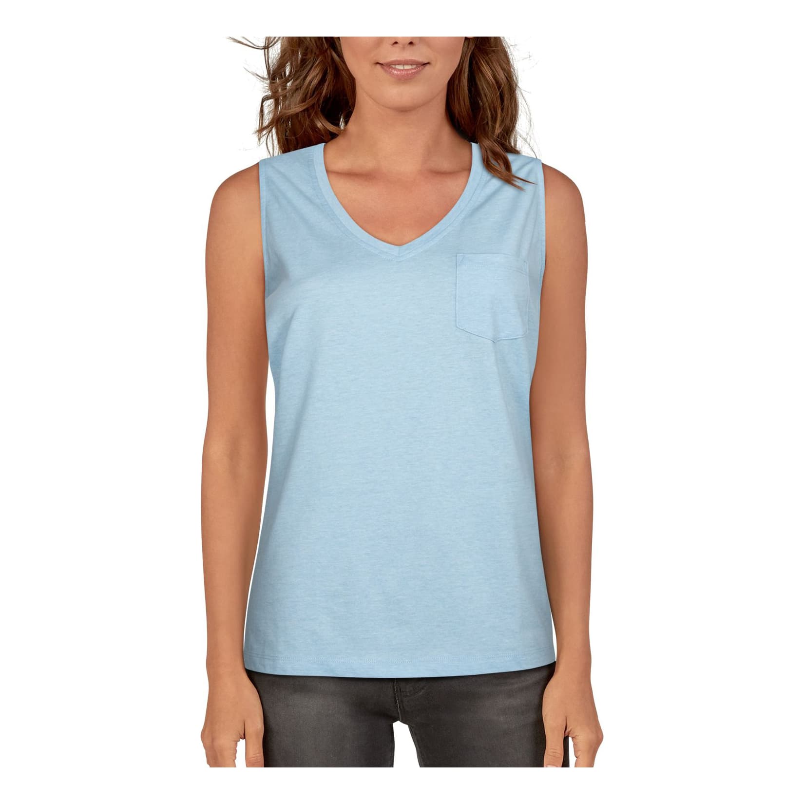 Natural Reflections® Women’s Everyday Tank Top - Chambray Blue