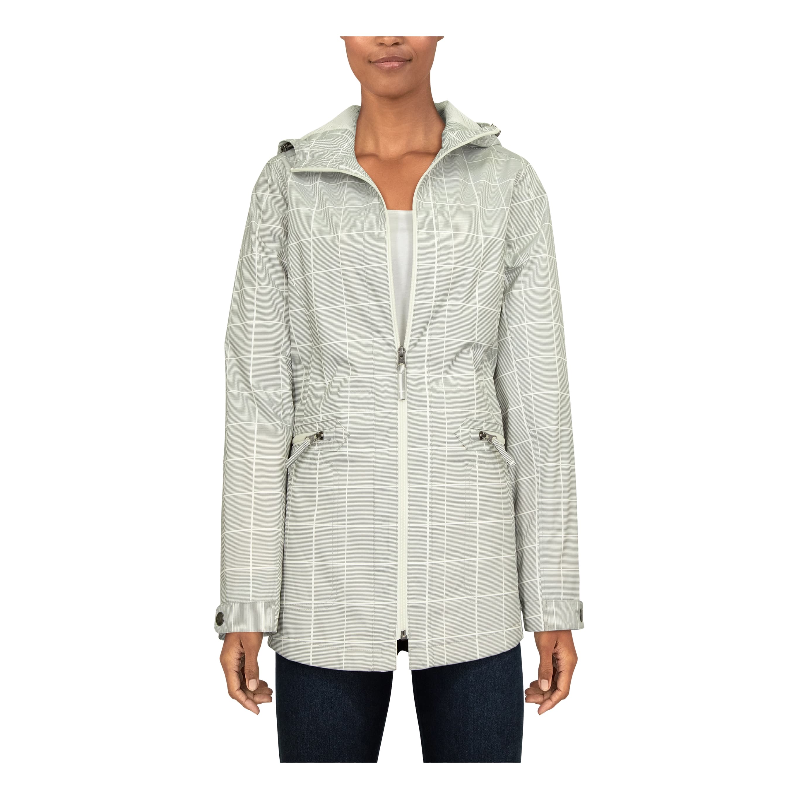 Natural Reflections® Women’s Essential Jacket - Grey/White Plaid