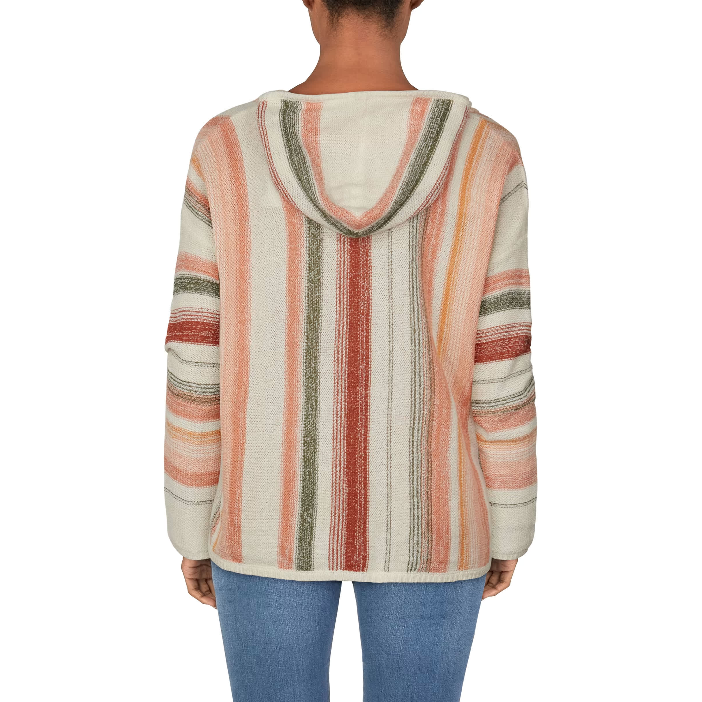 Natural Reflections® Women’s Stripe Baja Long-Sleeve Hoodie