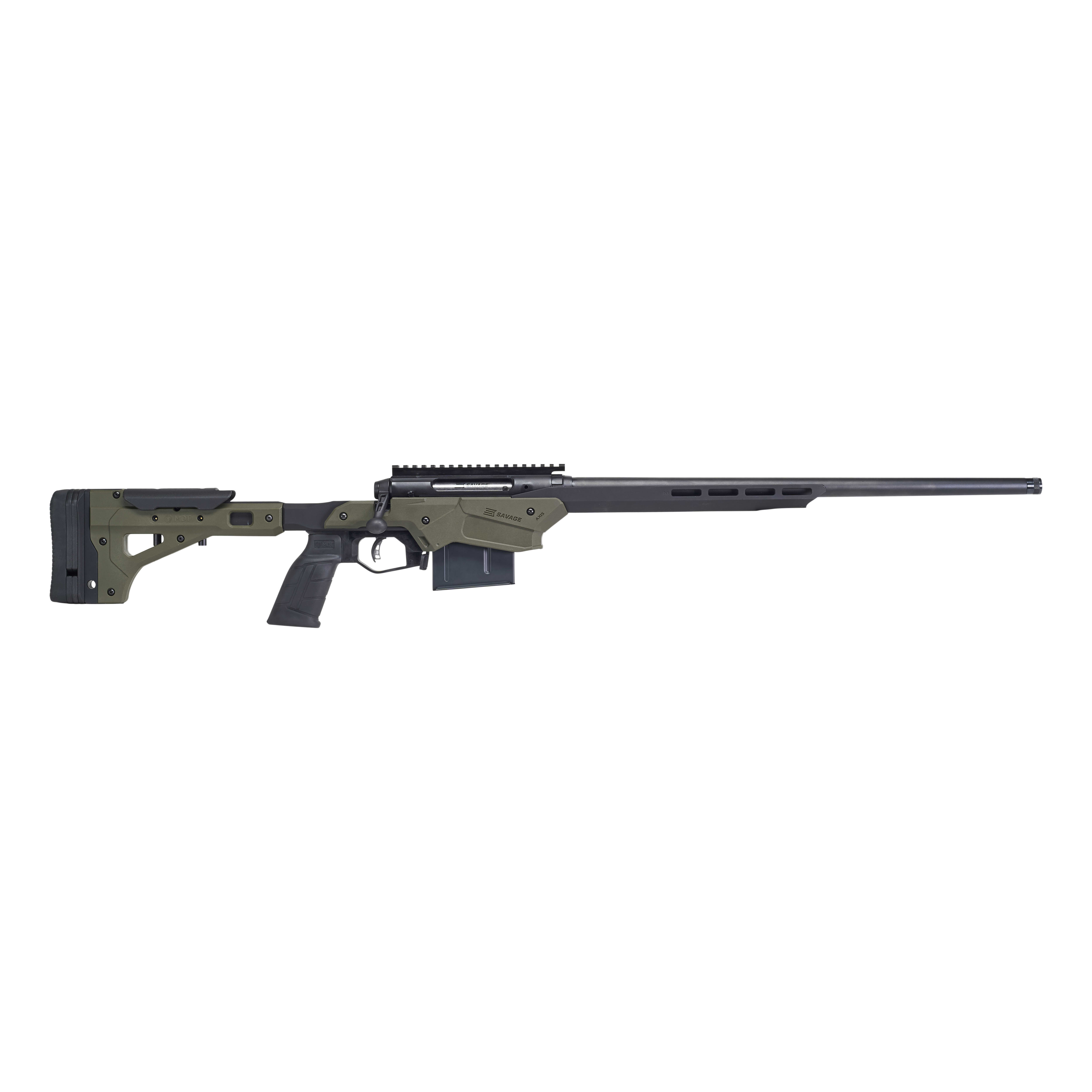 Savage® Axis II Precision Bolt Action Rifle - Black with OD Green
