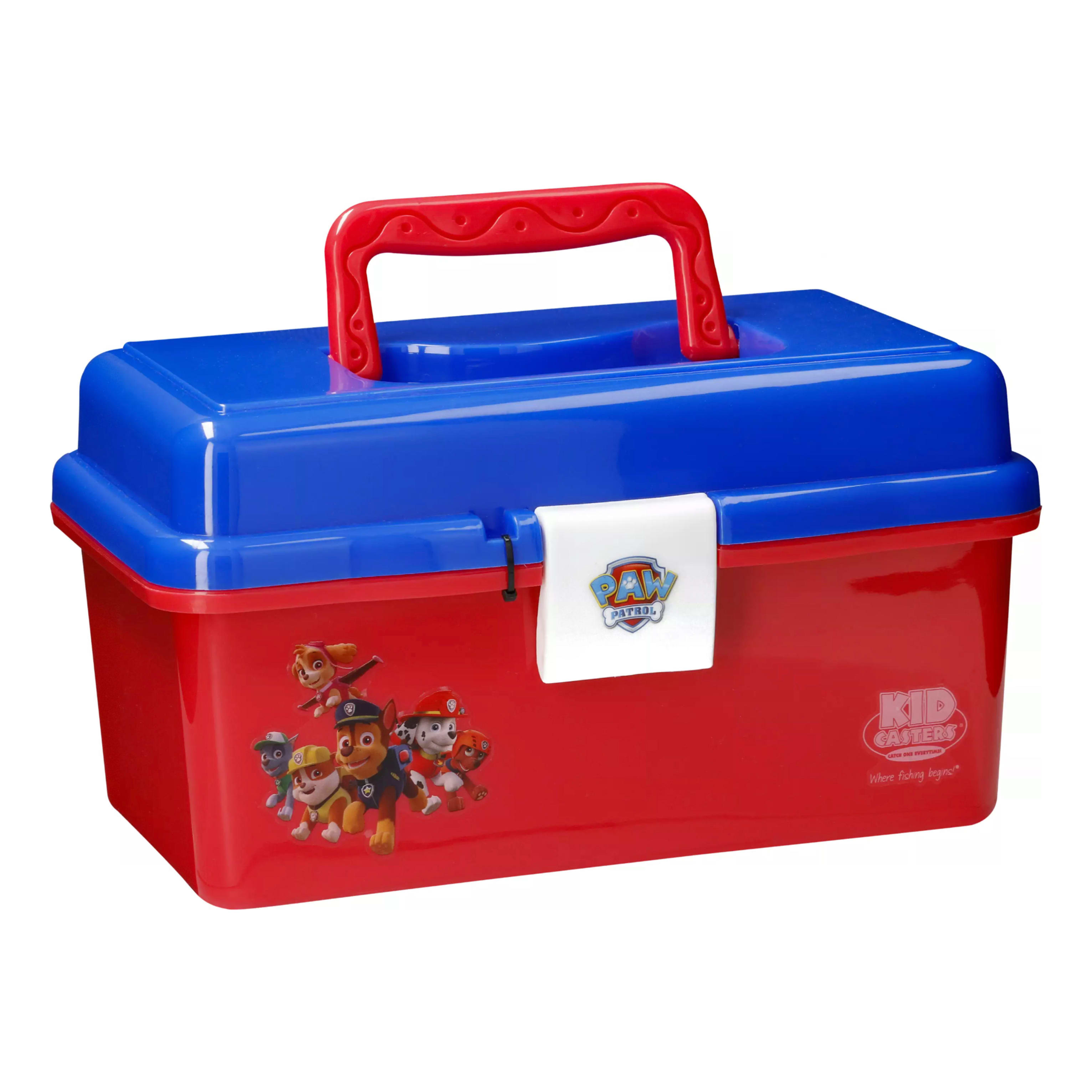 Kid Casters PAW Patrol Tackle Box for Kids - Red/Blue