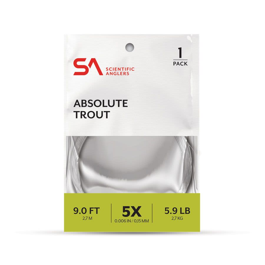 Scientific Anglers® Absolute Trout Tapered Leader