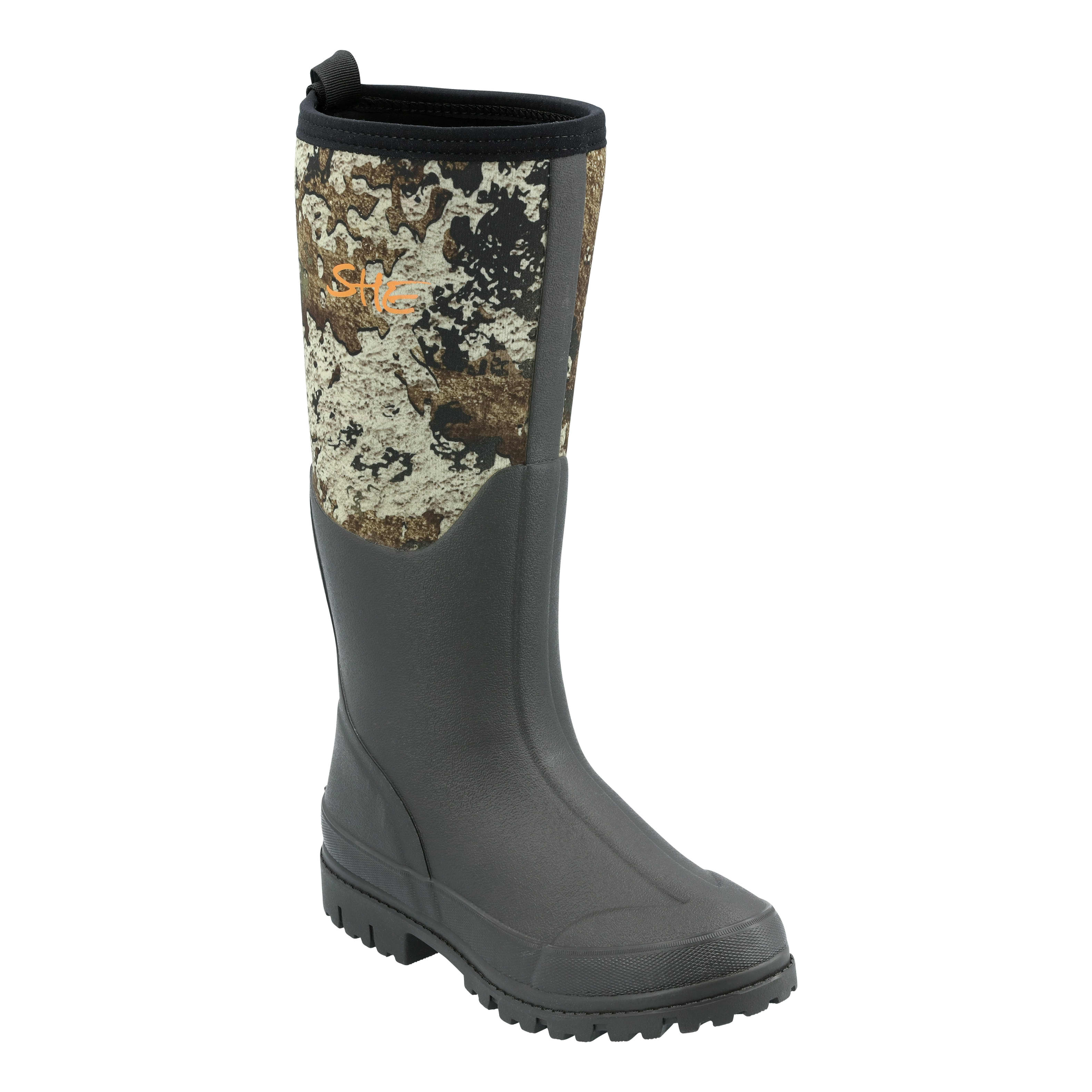 SHE Outdoor® Women’s Camo Utility Waterproof Rubber Boots - Strata