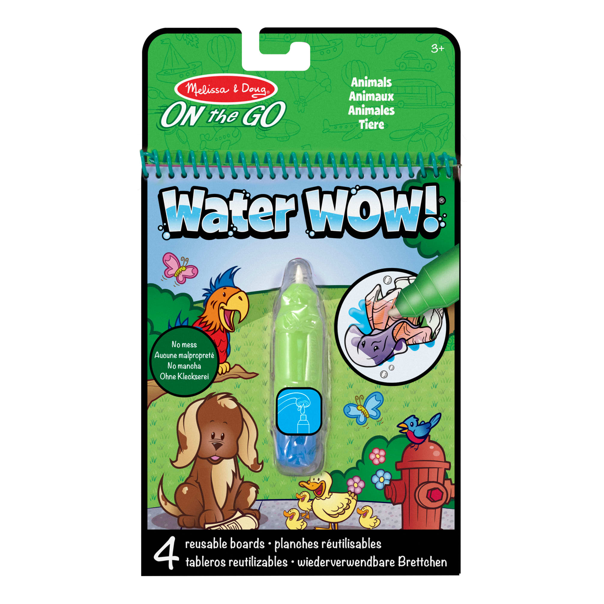 Melissa & Doug Water WOW! Colouring Book - Animals
