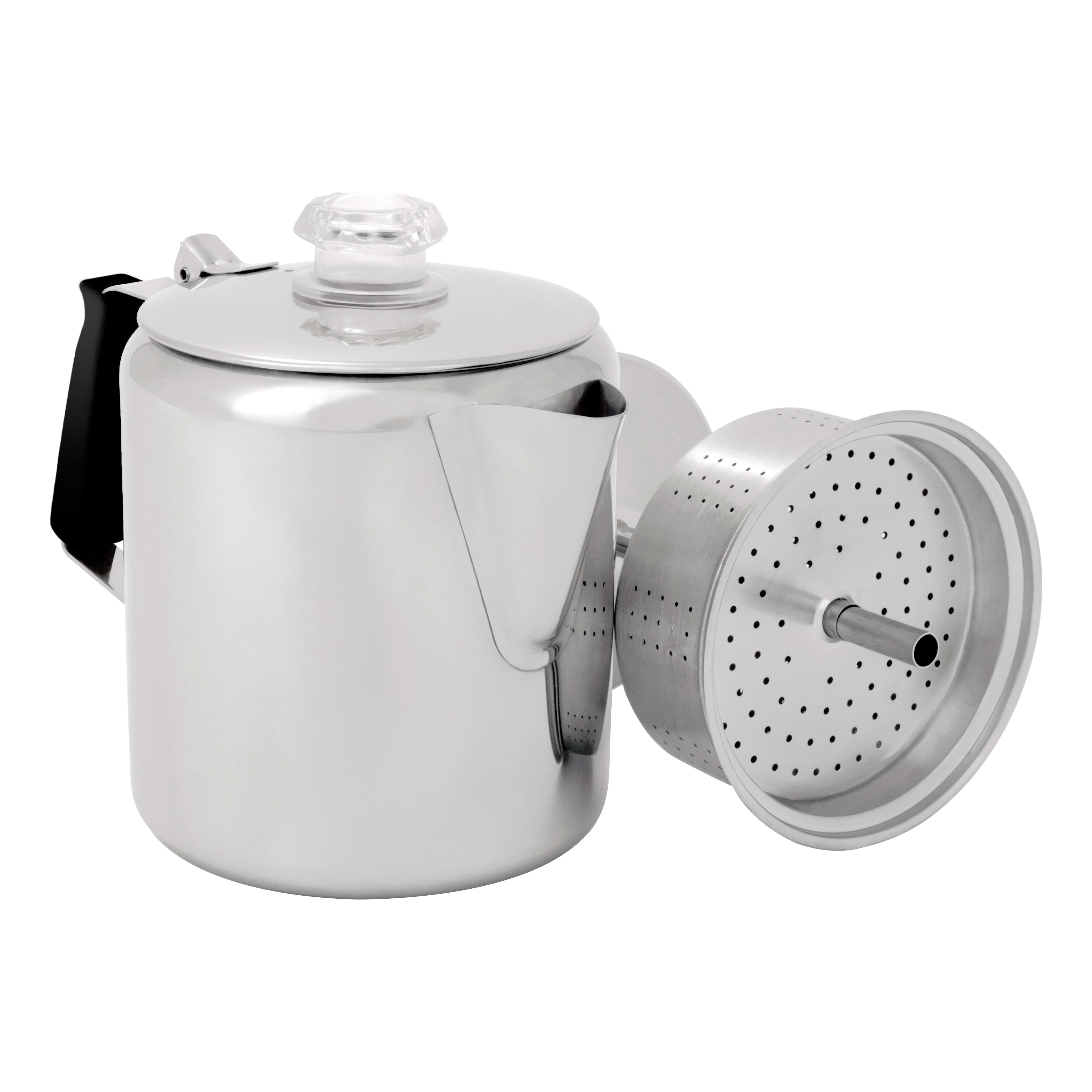 GSI Outdoors Stainless Steel Coffee Percolator - 6 Cup