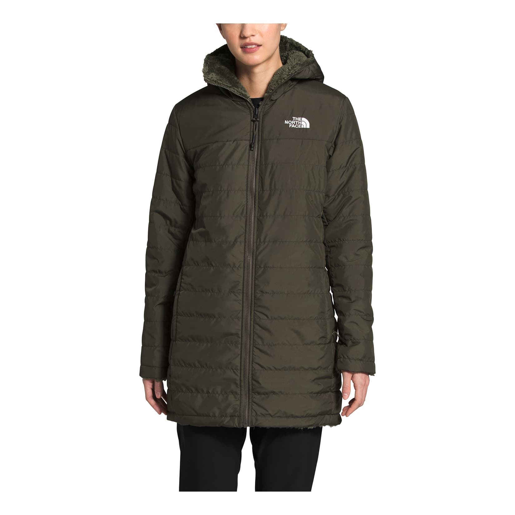 The North Face® Women’s Mossbud Insulated Reversible Parka - Taupe Green