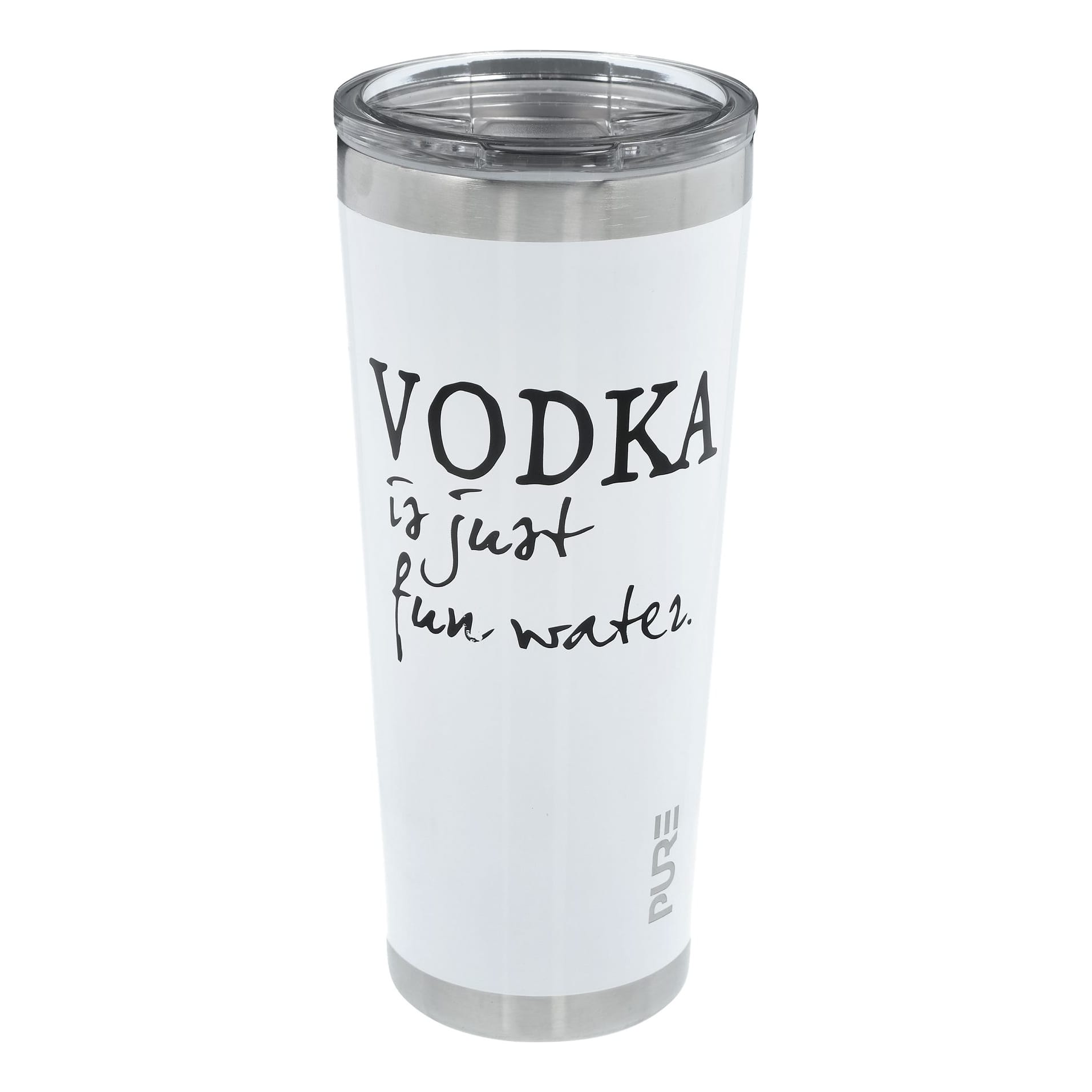 PURE Drinkware Fun Water Stainless Steel 22 oz. Tumbler