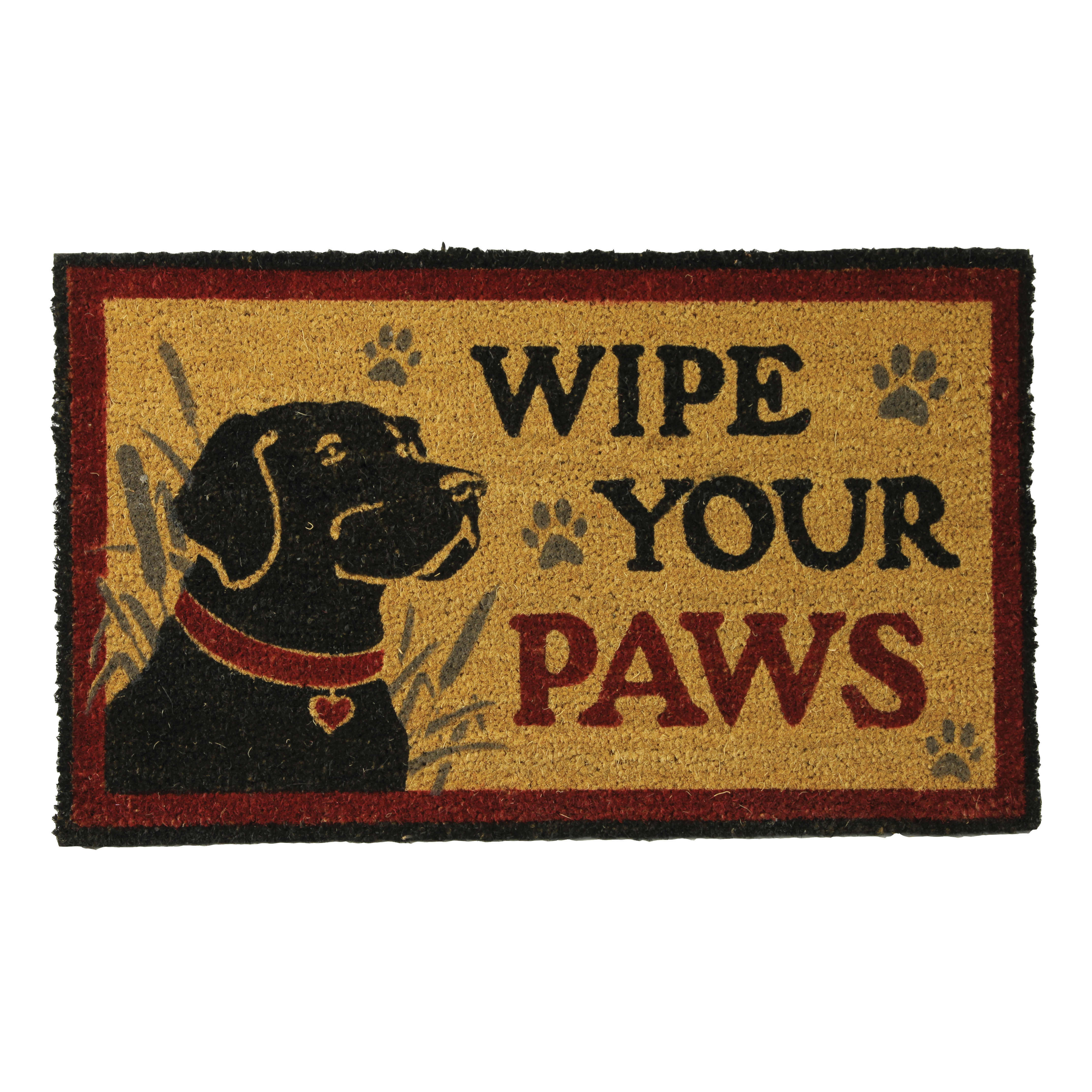 Dog paw wiping mats hot sale