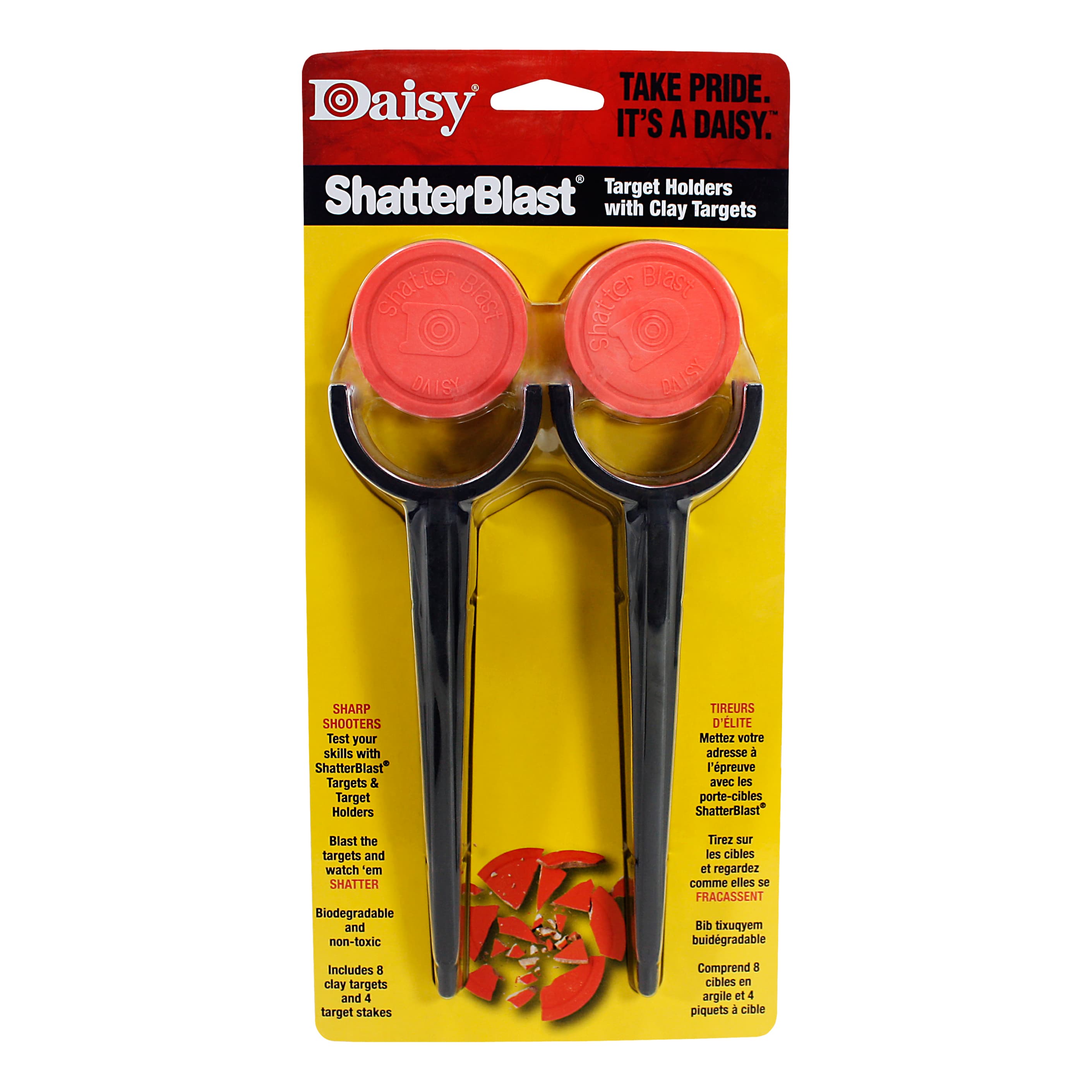 Daisy Shatterblast Clay Targets & Stakes