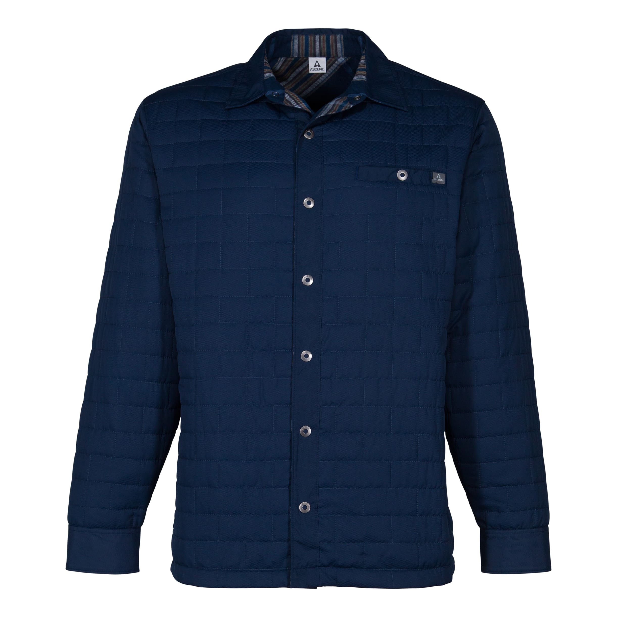 Ascend® Men’s Reversible Flannel Long-Sleeve Jacket