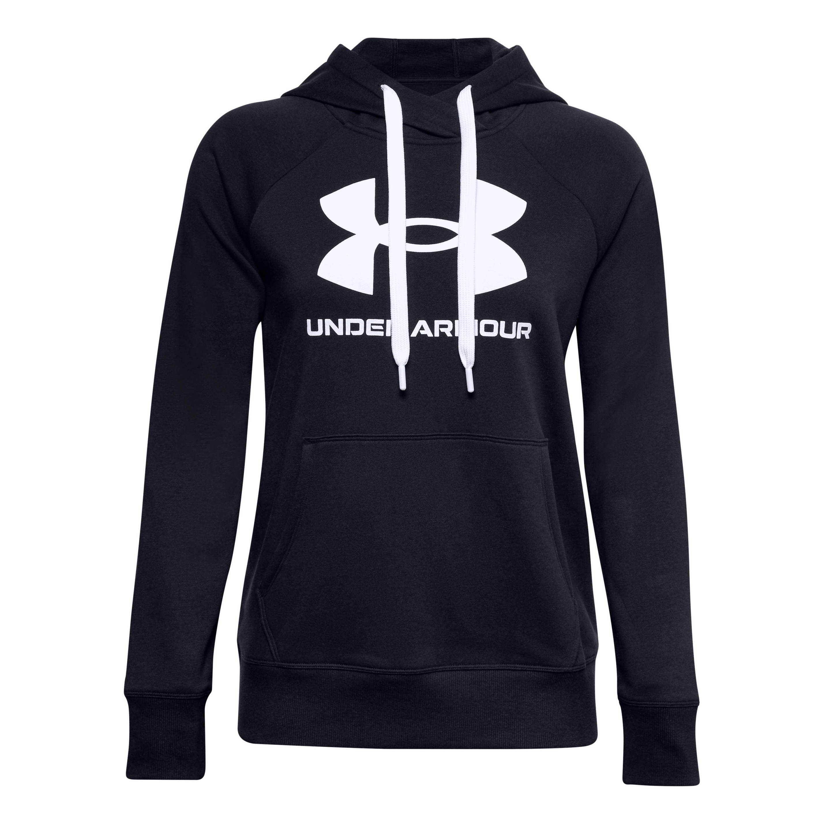 Under Armour® Women’s Rival Fleece Logo Hoodie - Black