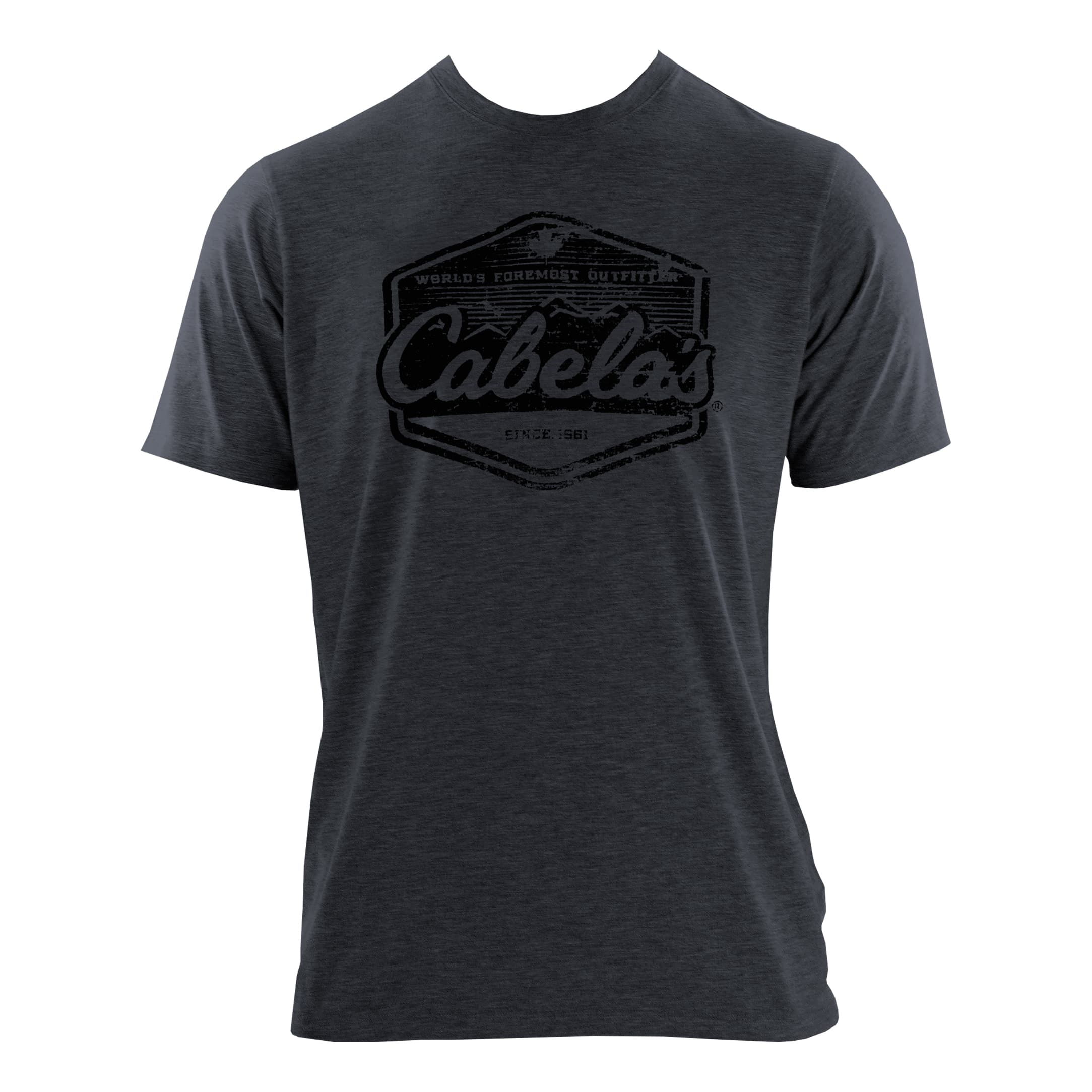 Cabela’s Canada Men’s Logo Short-Sleeve T-Shirt - Charcoal Heather