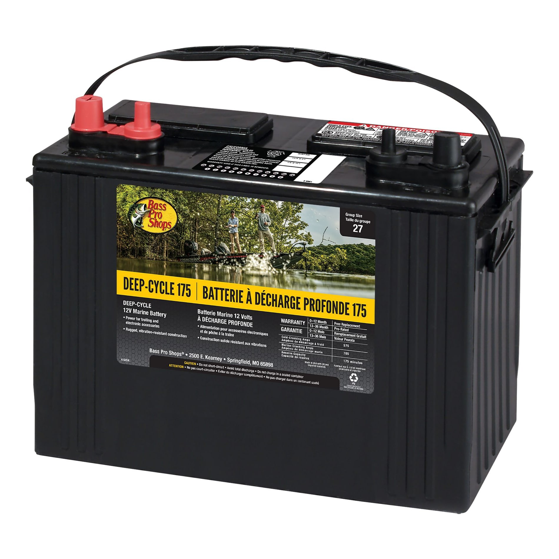 Bass Pro Shops® Deep-Cycle 12V Marine Battery