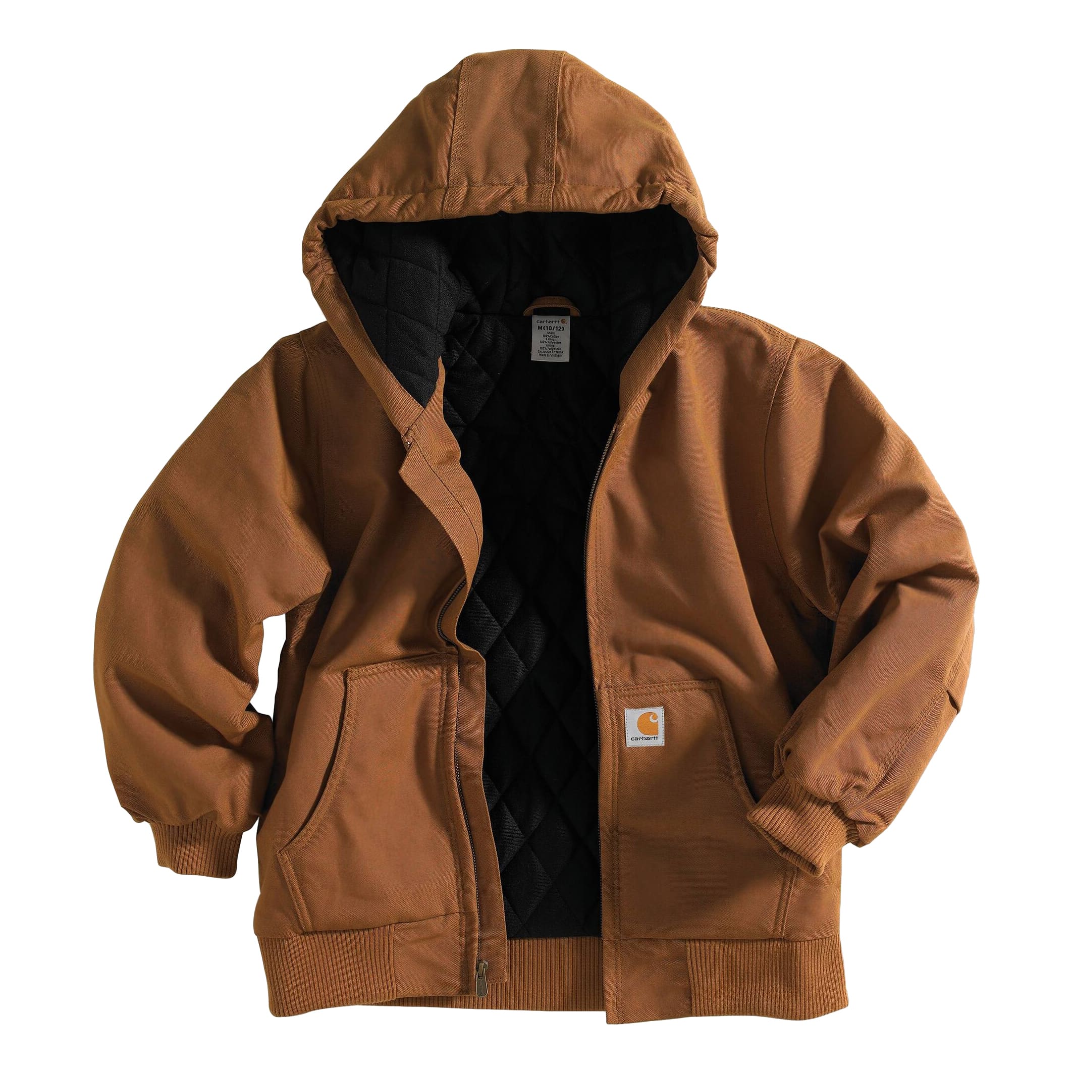 Carhartt® Boys’ Active Jac Flannel Quilt-Lined Jacket