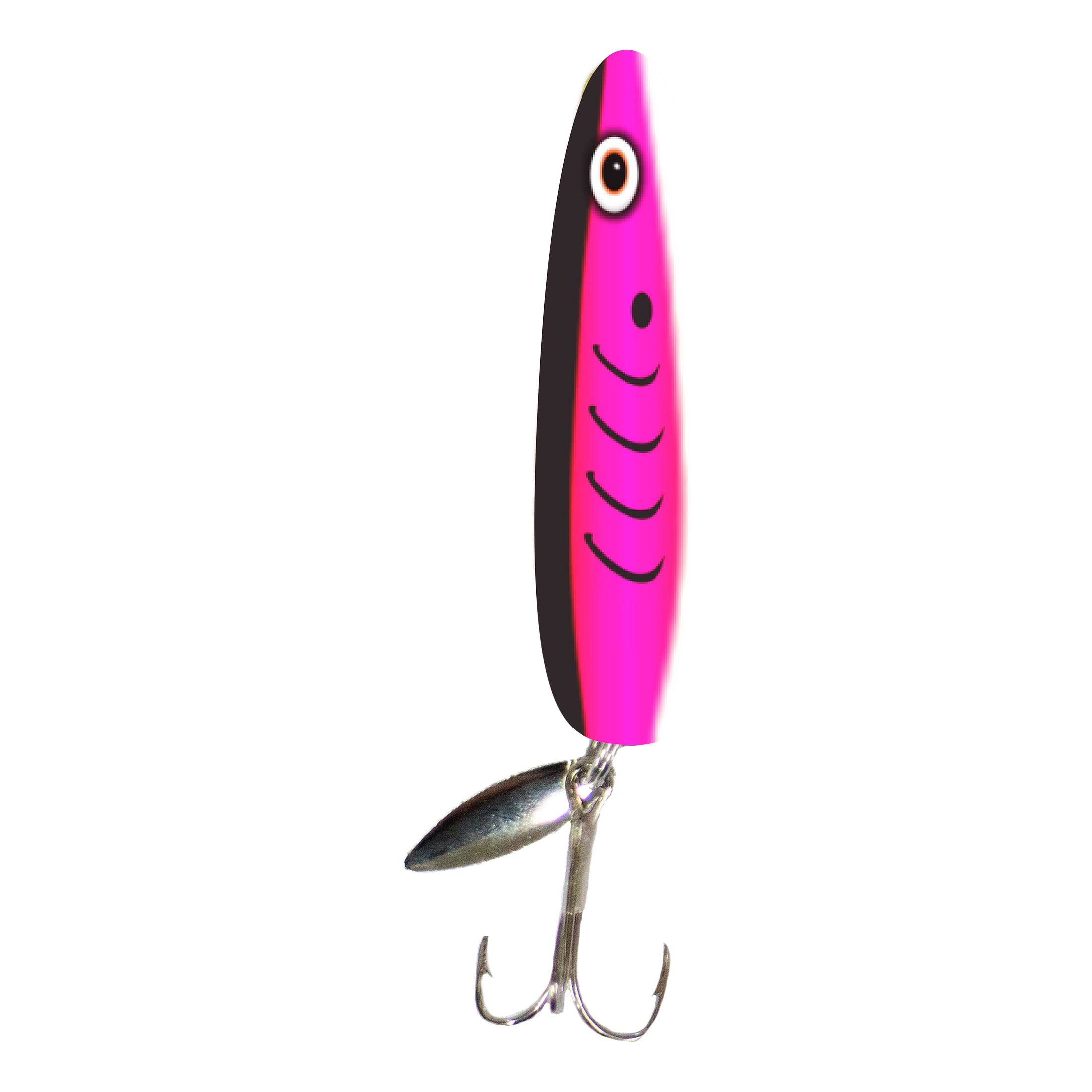 5 - 3/4 oz Flutter Bomb Spoon Slab Lead FISHING LURE JIG JIGGING Pink  Kokanee