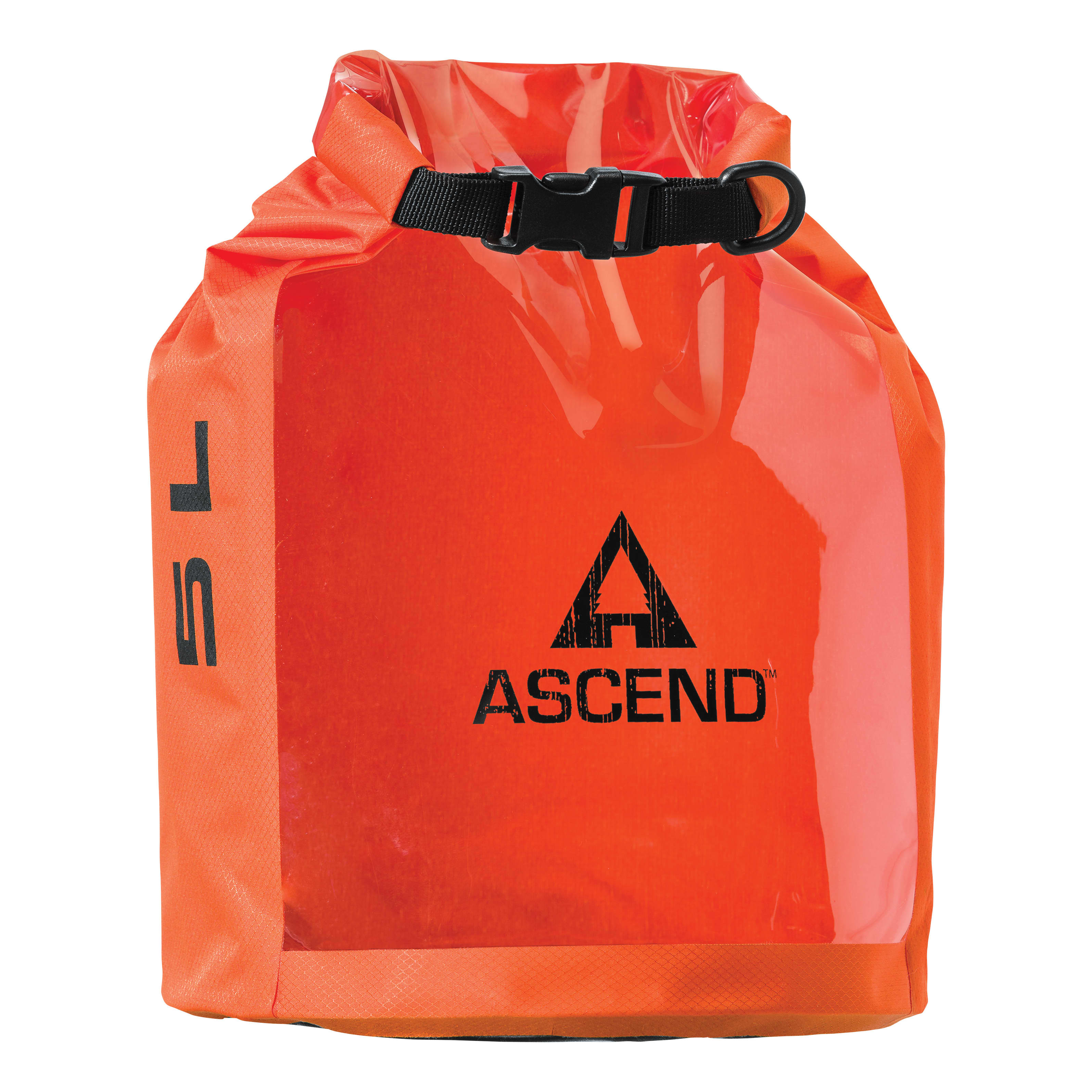 Ascend® Lightweight Dry Bag with Window - 5 Litre