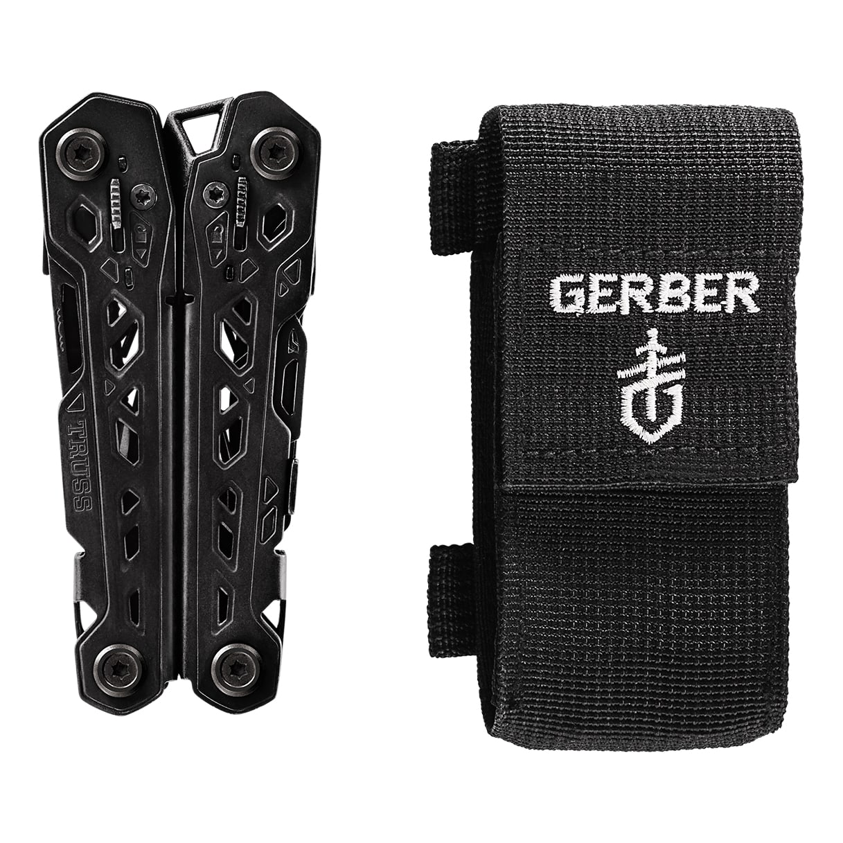 Gerber® Truss Black Multi-Tool - Closed with Sheath View
