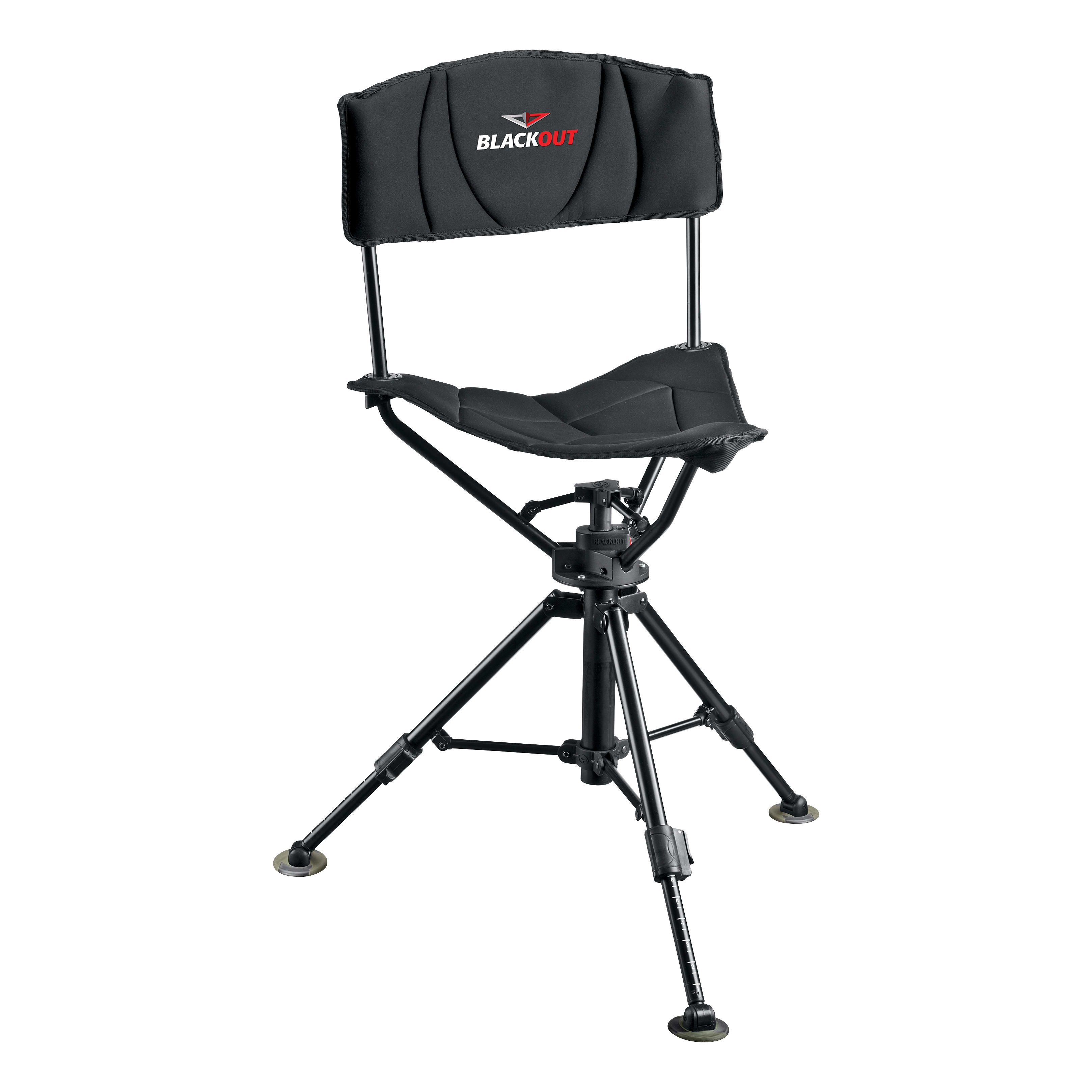 BlackOut® Swivel Tripod Chair