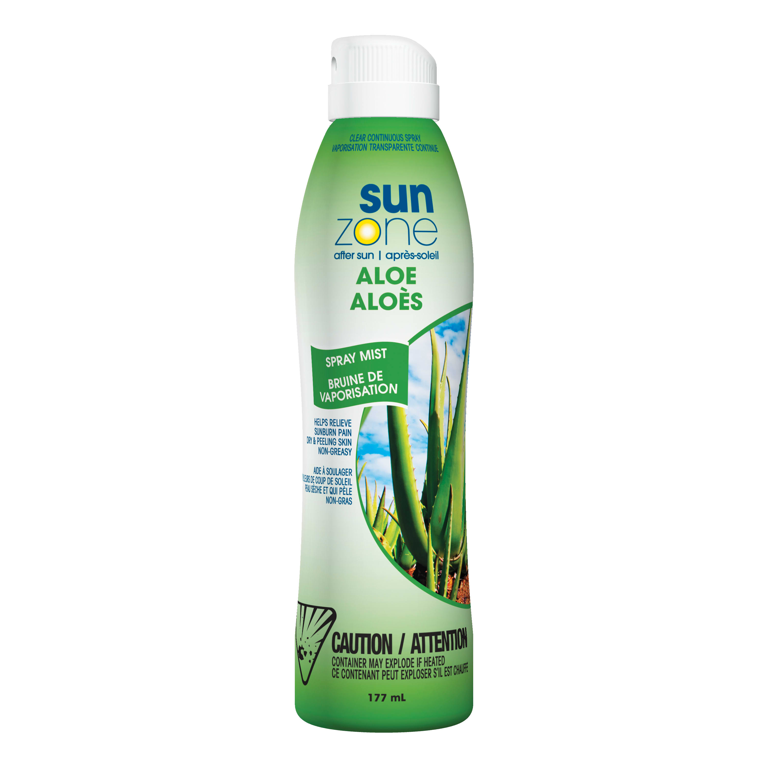 SunZone Aloe After Sun Clear Continuous Spray