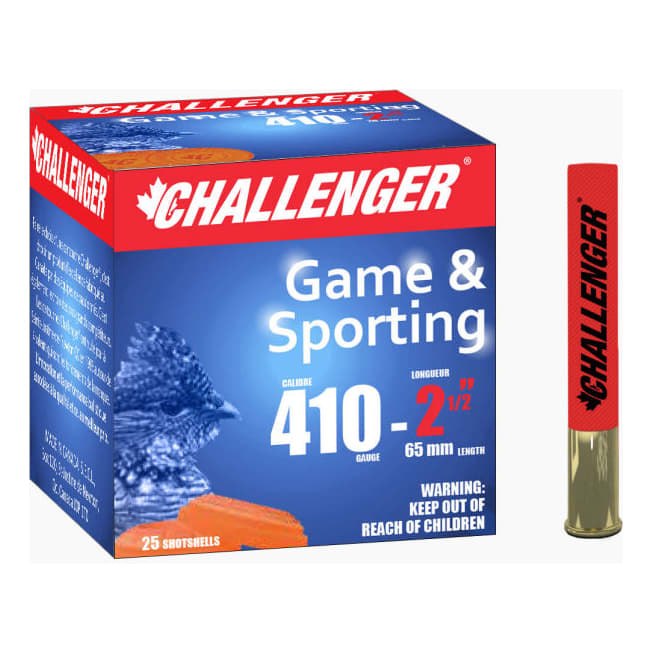 Challenger® .410 Gauge Game and Sporting Shotshells