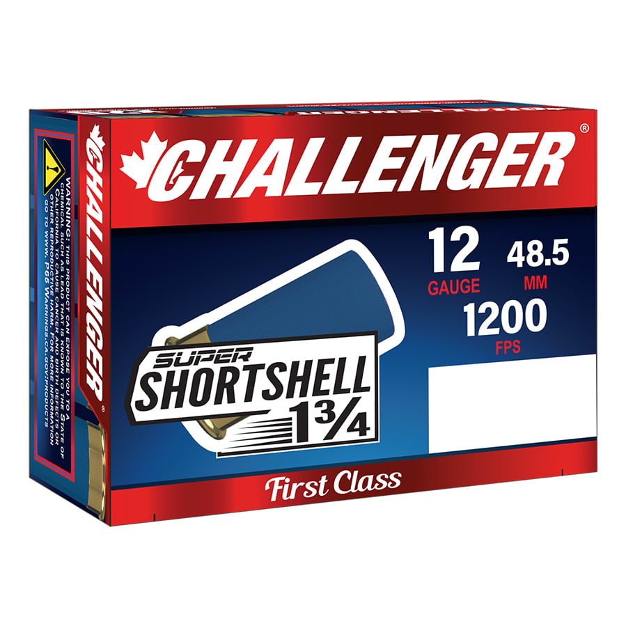 Challenger® 12-Gauge 1-3/4” Shortshell Shotshells