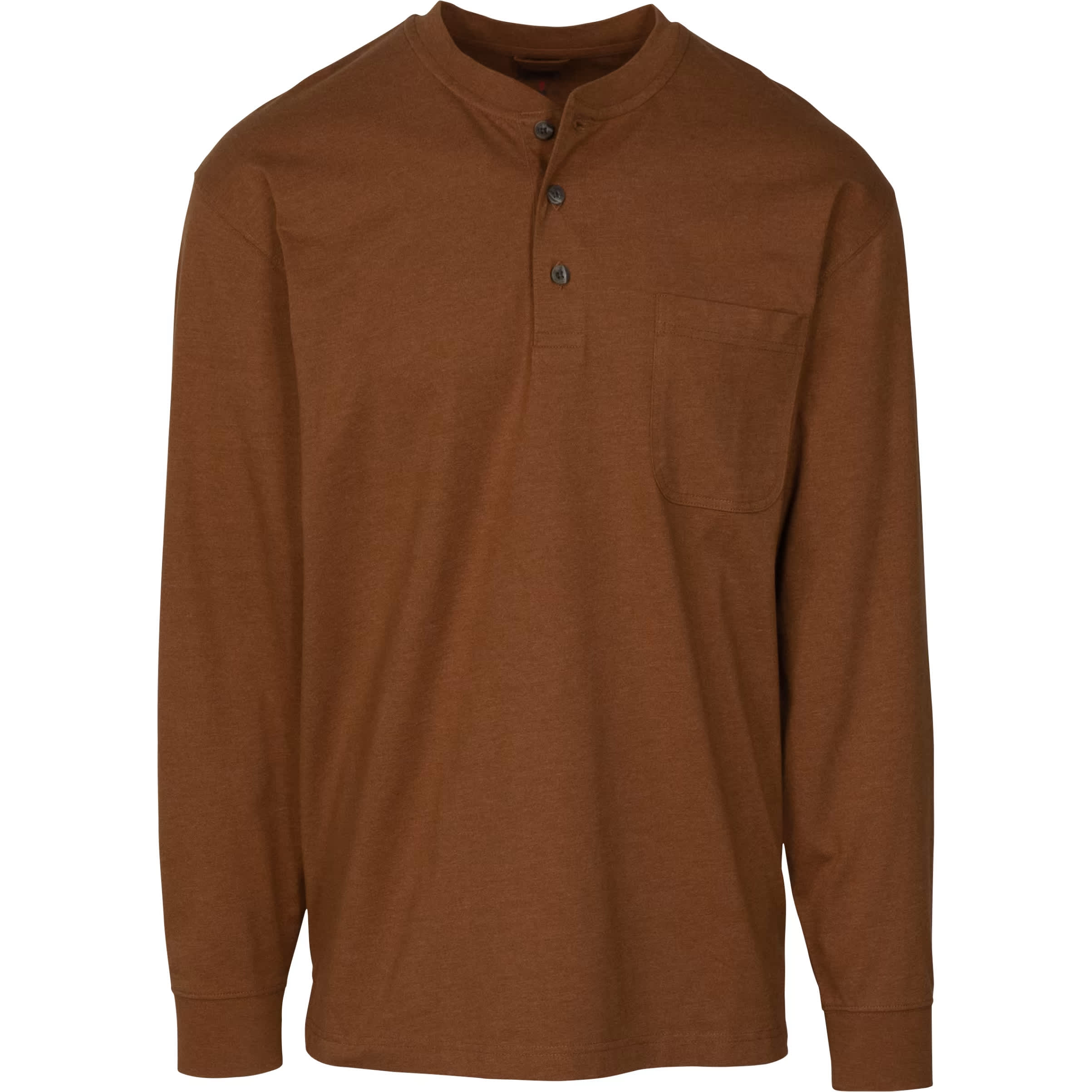RedHead® Men’s Long-Sleeve Pocket Henley Shirt
