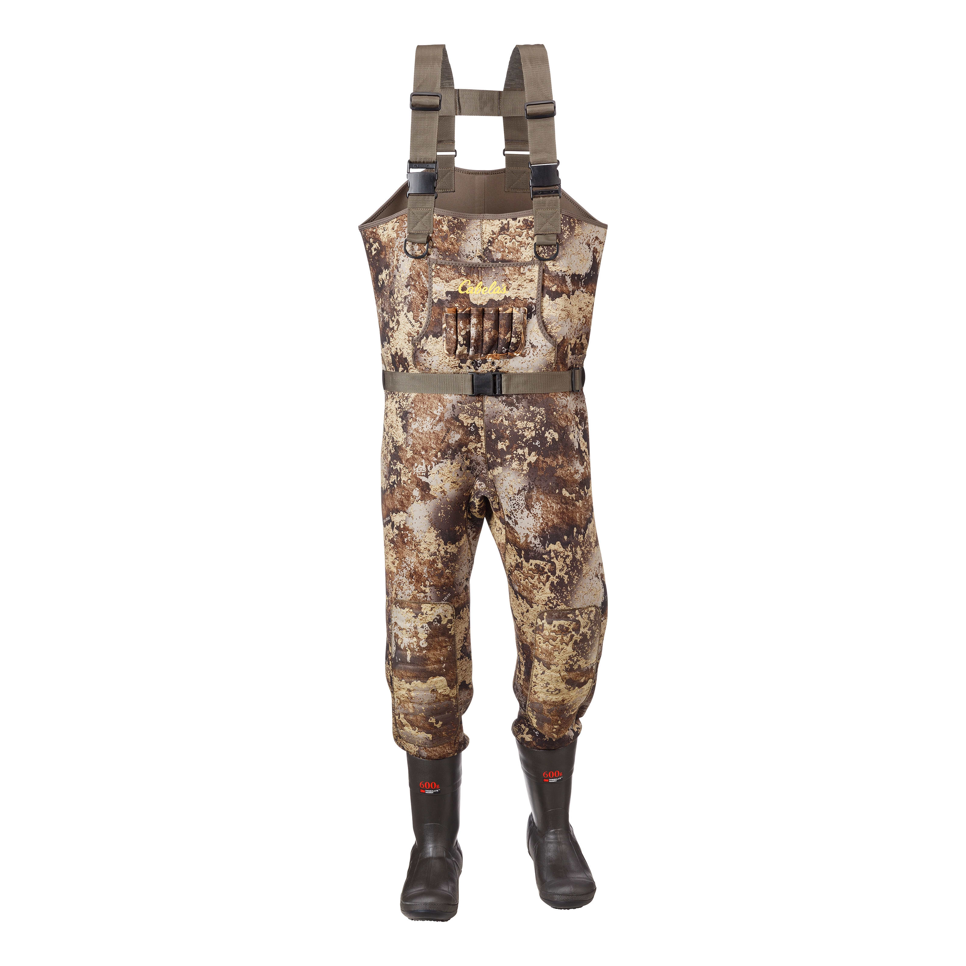 Outdoor Fishing Wader with Stocking Foot Waterproof Wearable Chest Wader L L