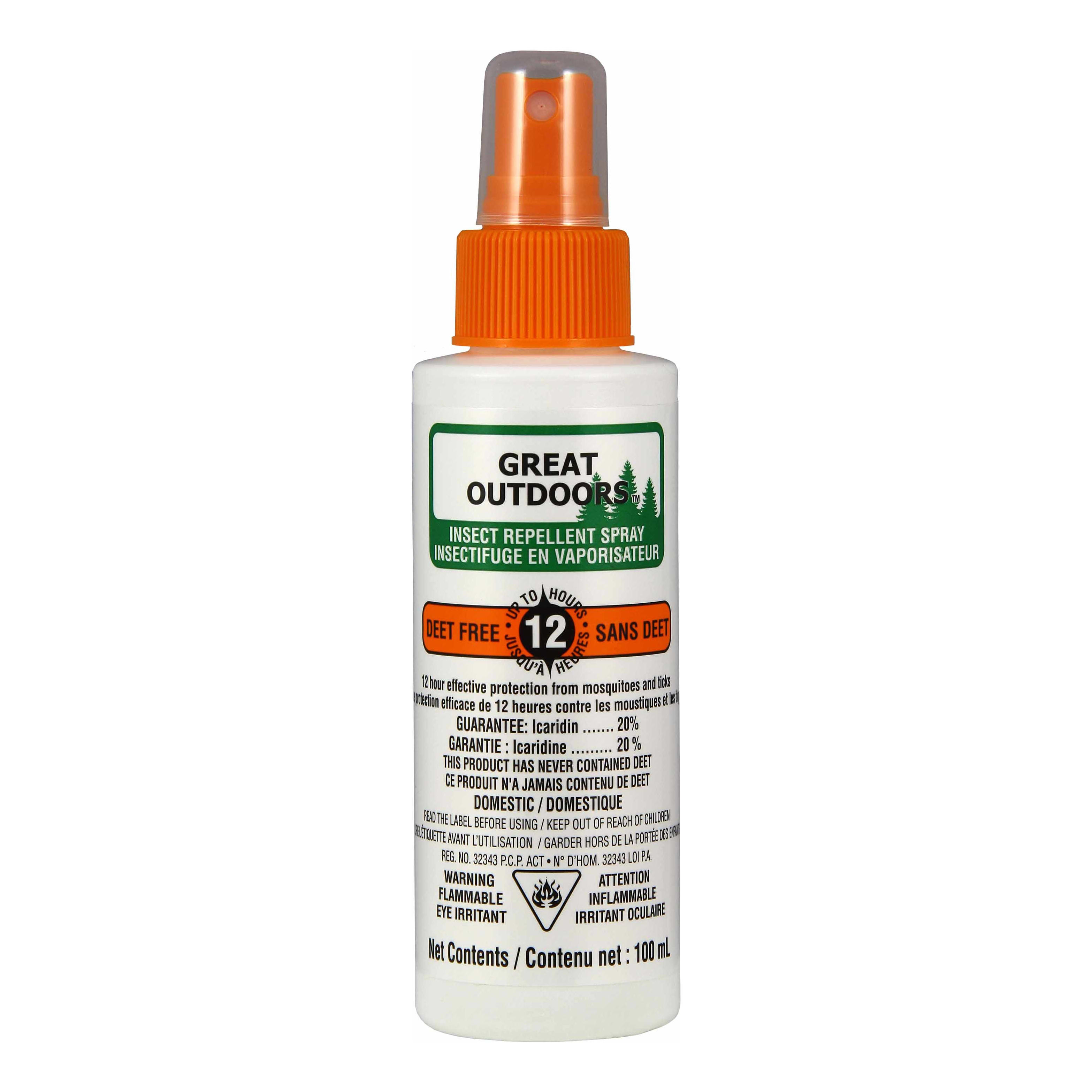 Great Outdoors Icaridin Insect Repellent Spray - 100 ml