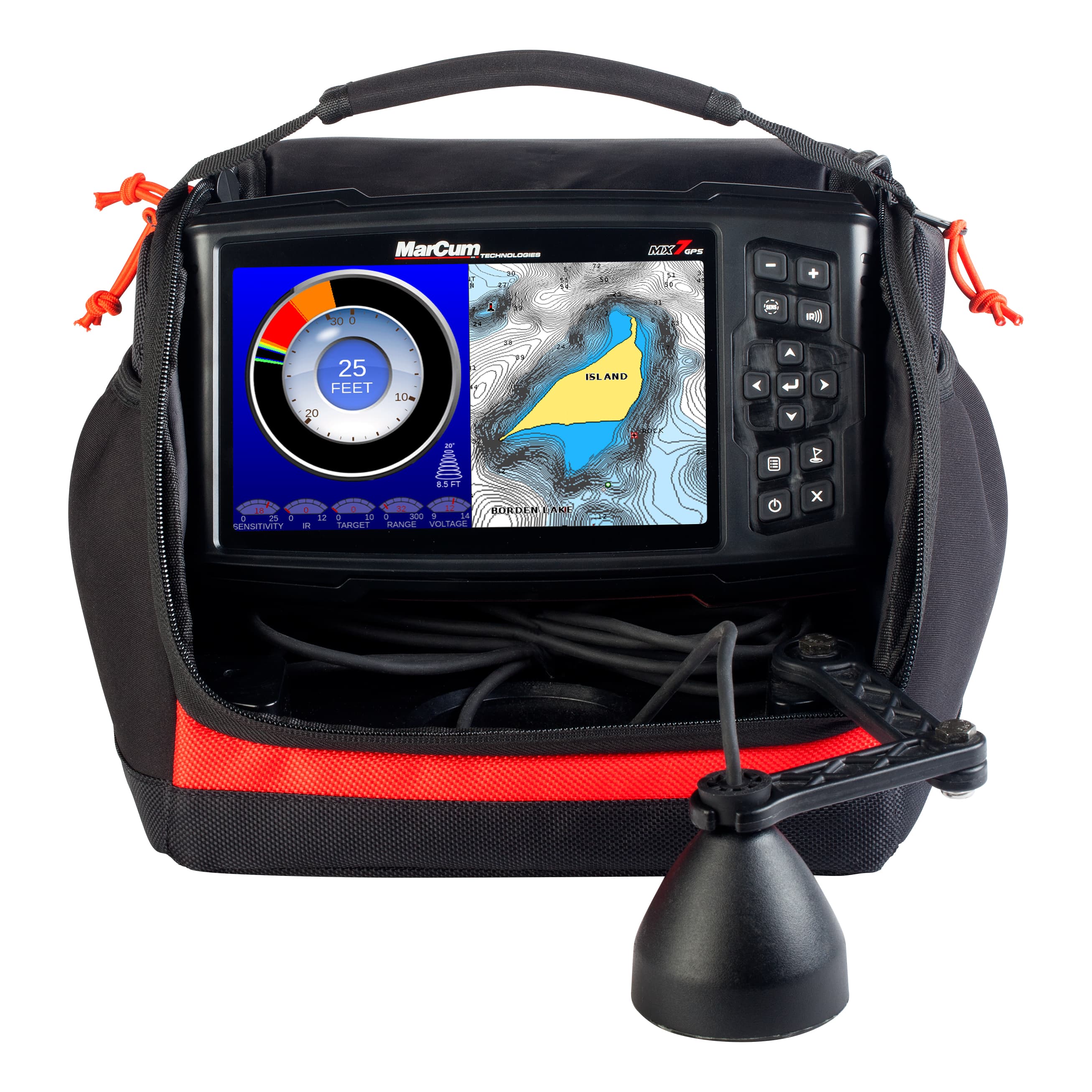MarCum® MX-7 Lithium Digital Sonar with GPS 