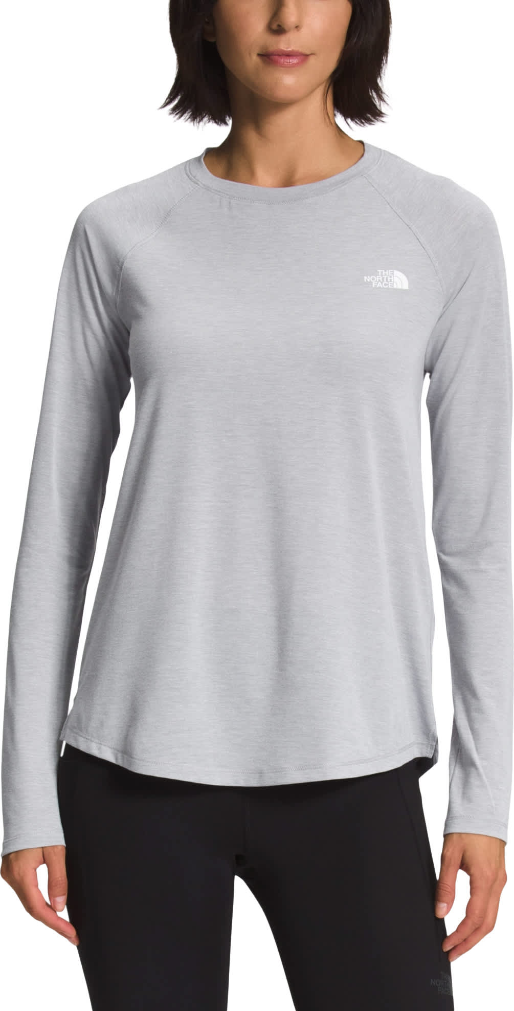 The North Face® Women’s Wander Long-Sleeve Shirt - TNF Light Grey Heather