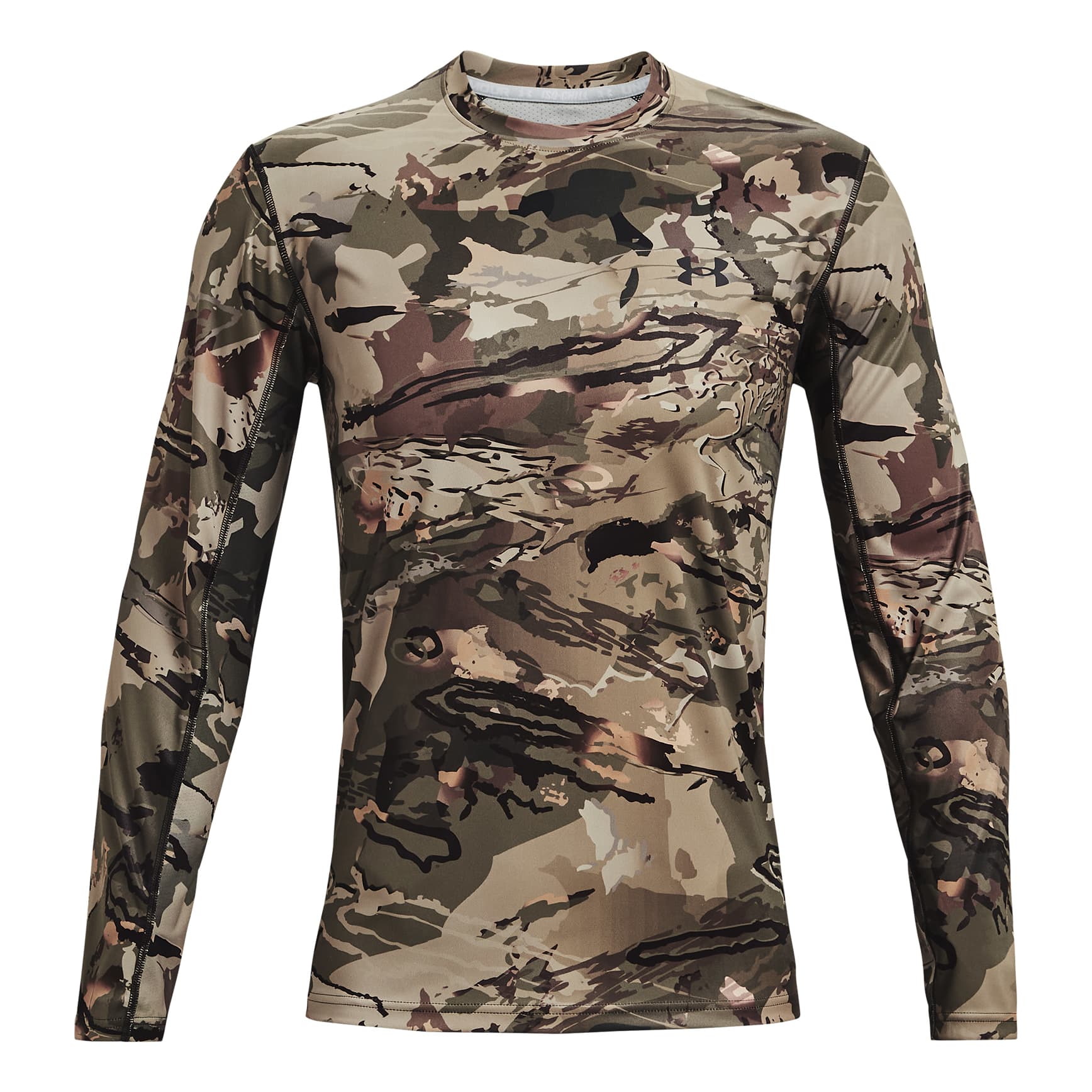 Under Armour® Men’s Iso-Chill Brush Line Long-Sleeve Shirt - UA Forest/Black