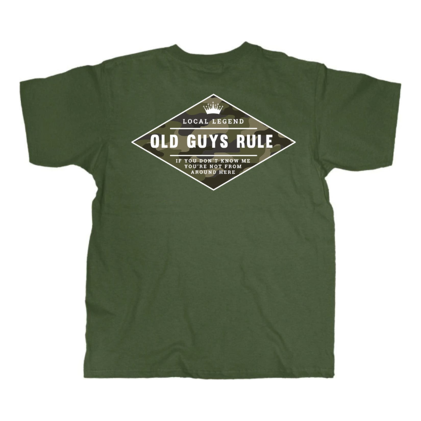 Old Guys Rule® Local Legend Camo Short-Sleeve T-Shirt - Green