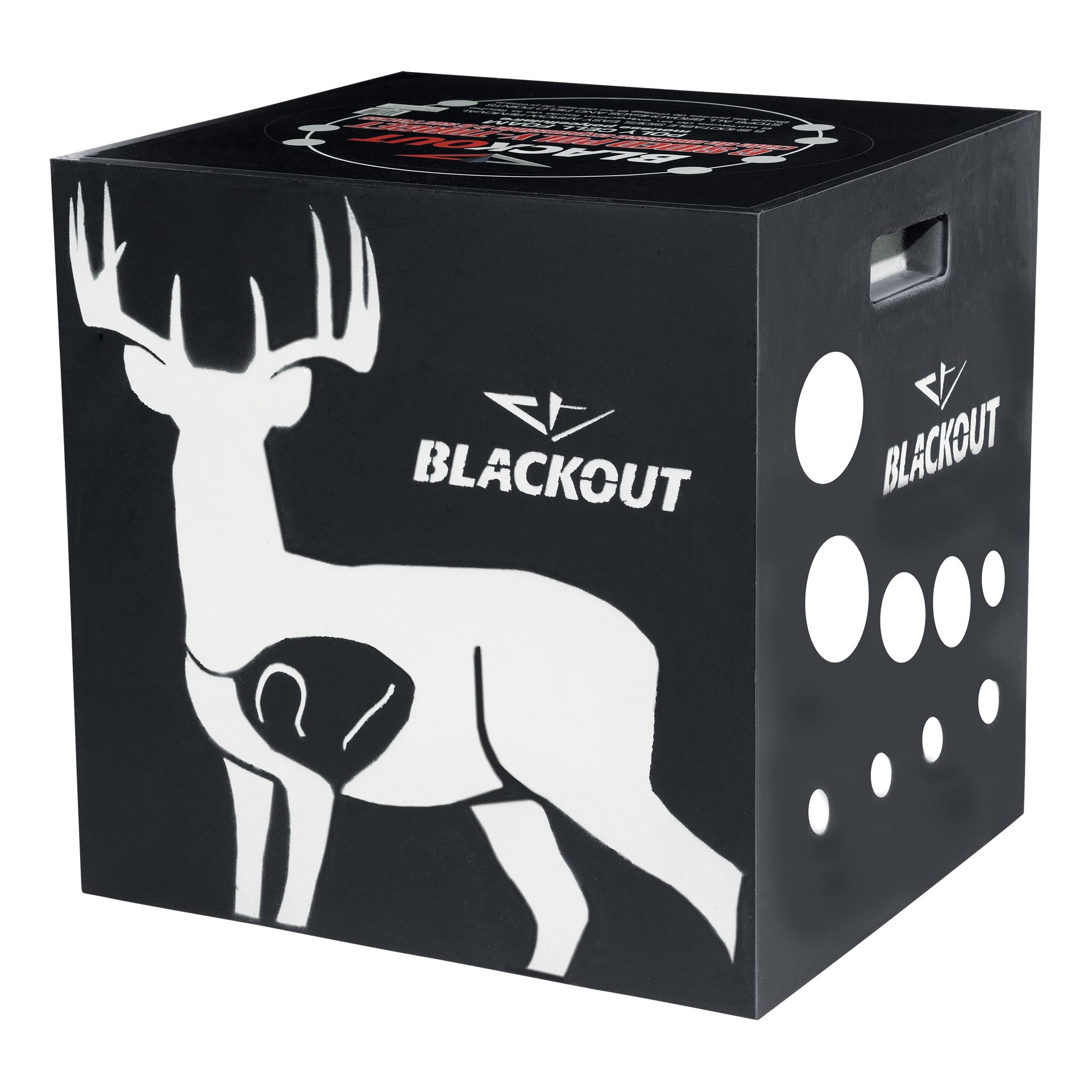 BlackOut 6-Sided Foam Archery Target - Factory Second`