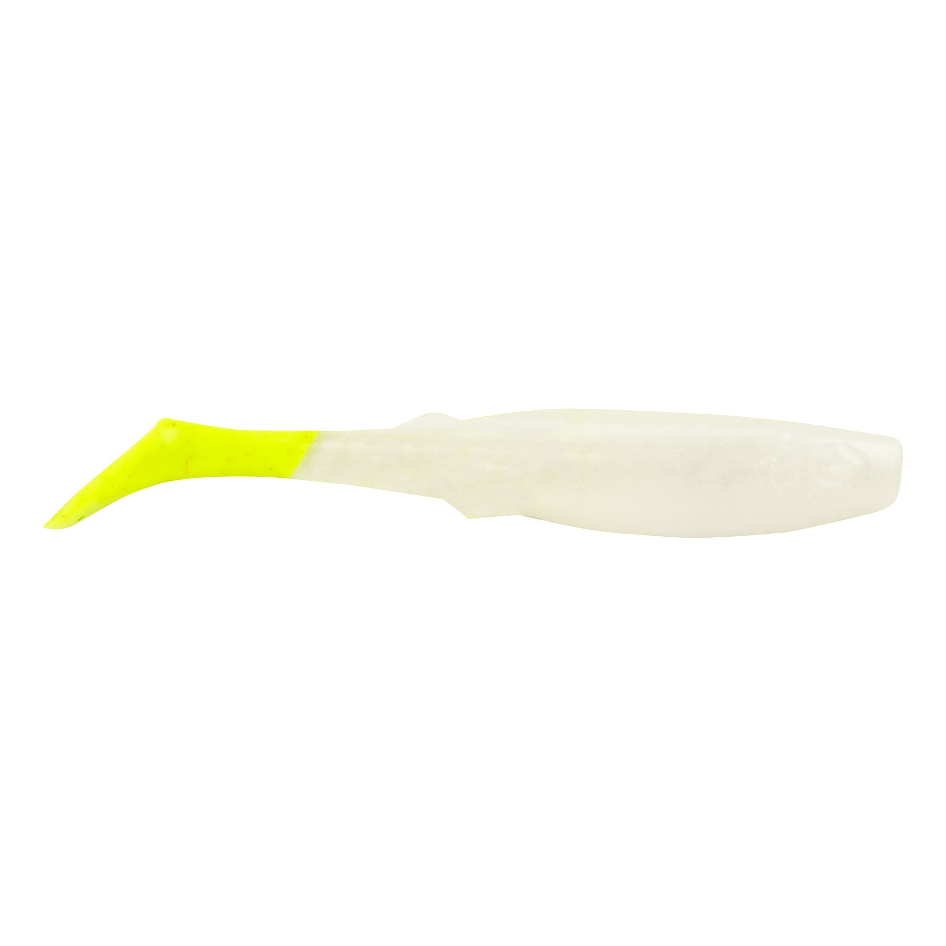 Gulp!® Paddleshad - Pearl White/Chartreuse