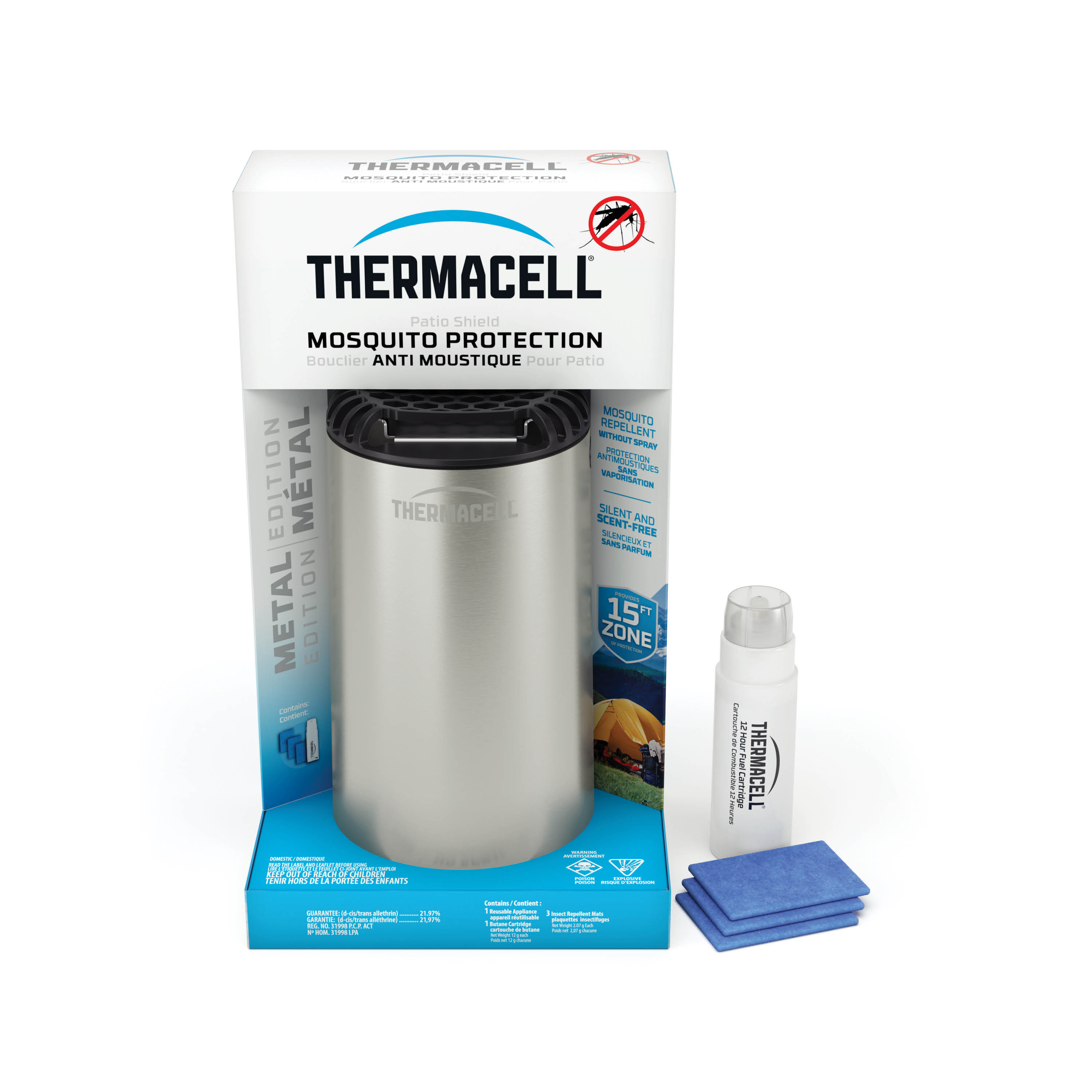 ThermaCELL® Metal Edition Patio Shield Mosquito Repellent