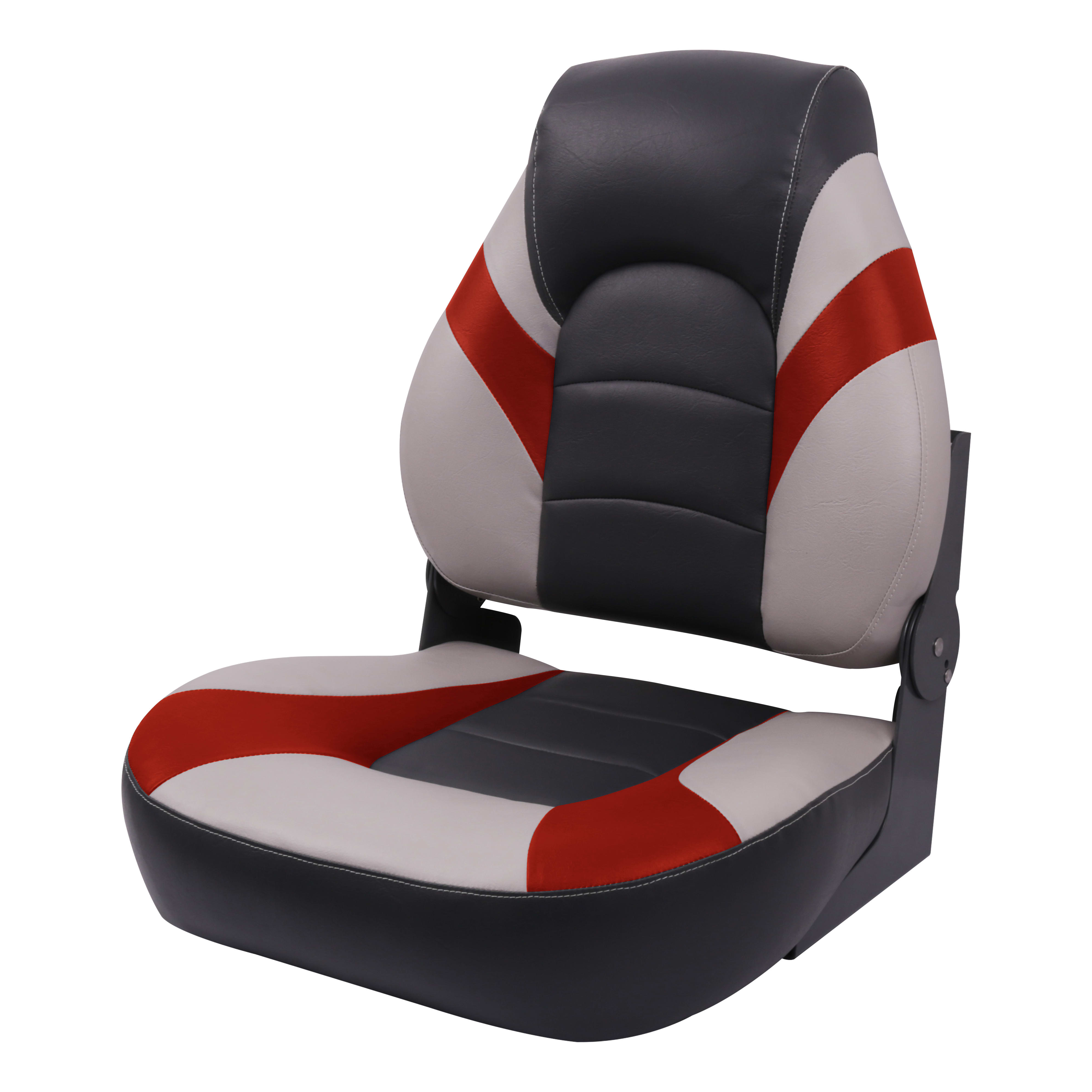 Bass Pro Shops® Extreme Boat Seat - Grey/Red