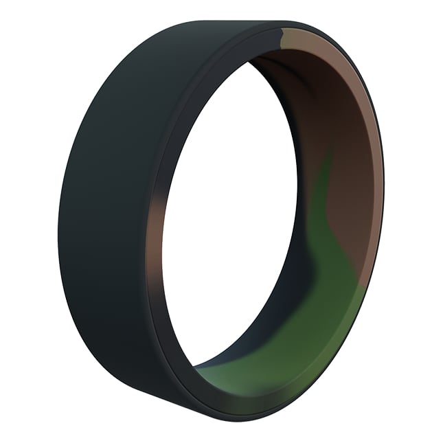 QALO Men's Switch Silicone Ring - Black/Camo