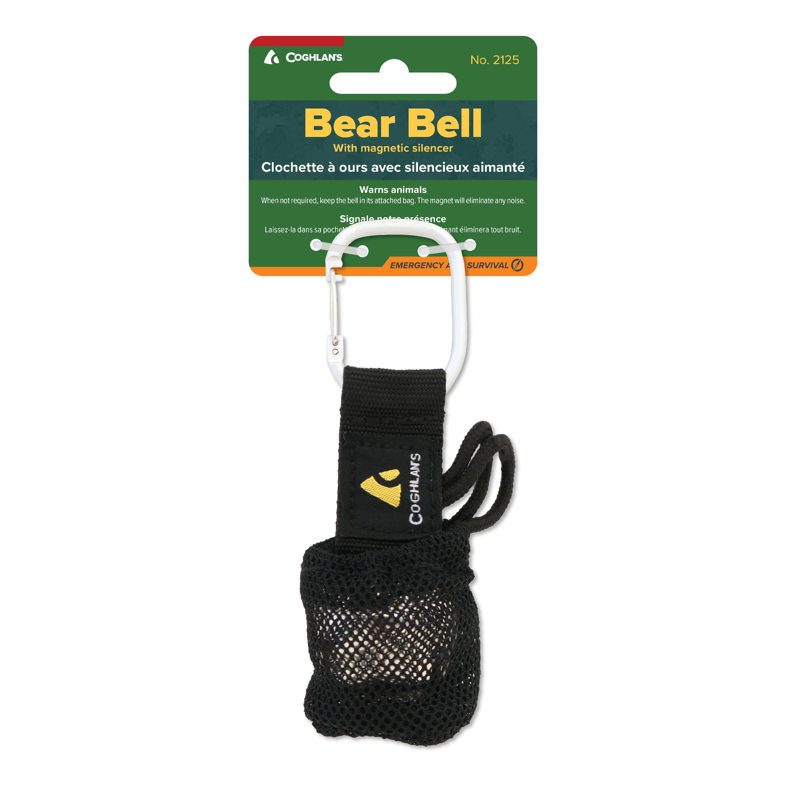 Coghlan's® Bear Bell with Carabiner
