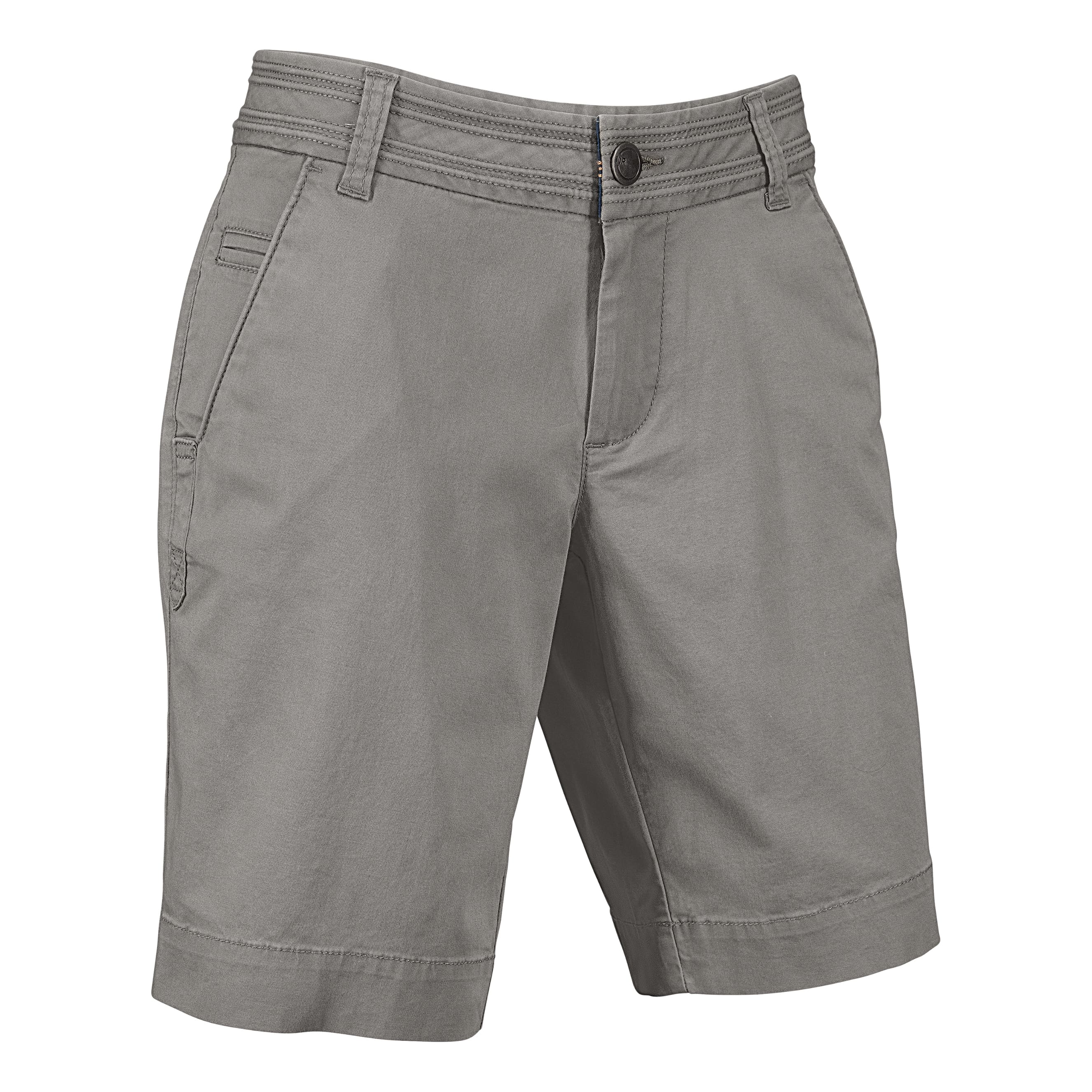 Natural Reflections® Women’s Corded Waist Bermuda Shorts - Brushed Nickel