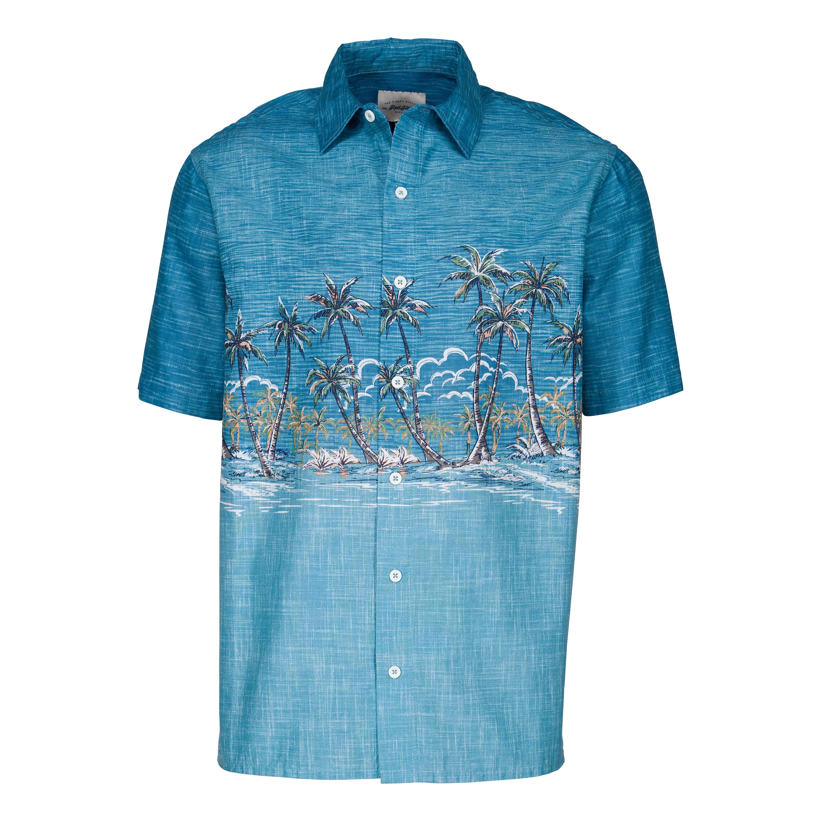 RedHead® Men’s Tropical Print Short-Sleeve Shirt - Cameo Blue